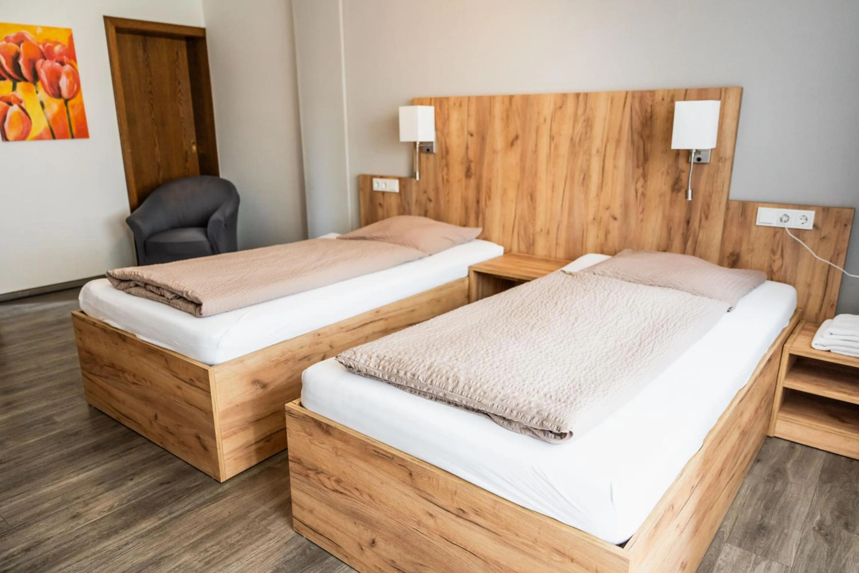 Bedroom, Bed in Landhotel Georgshof