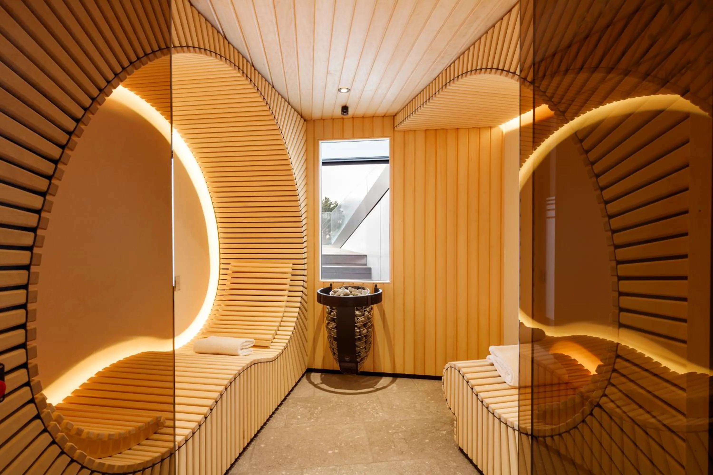 Sauna in Hotel Belvoir Lake View & Spa