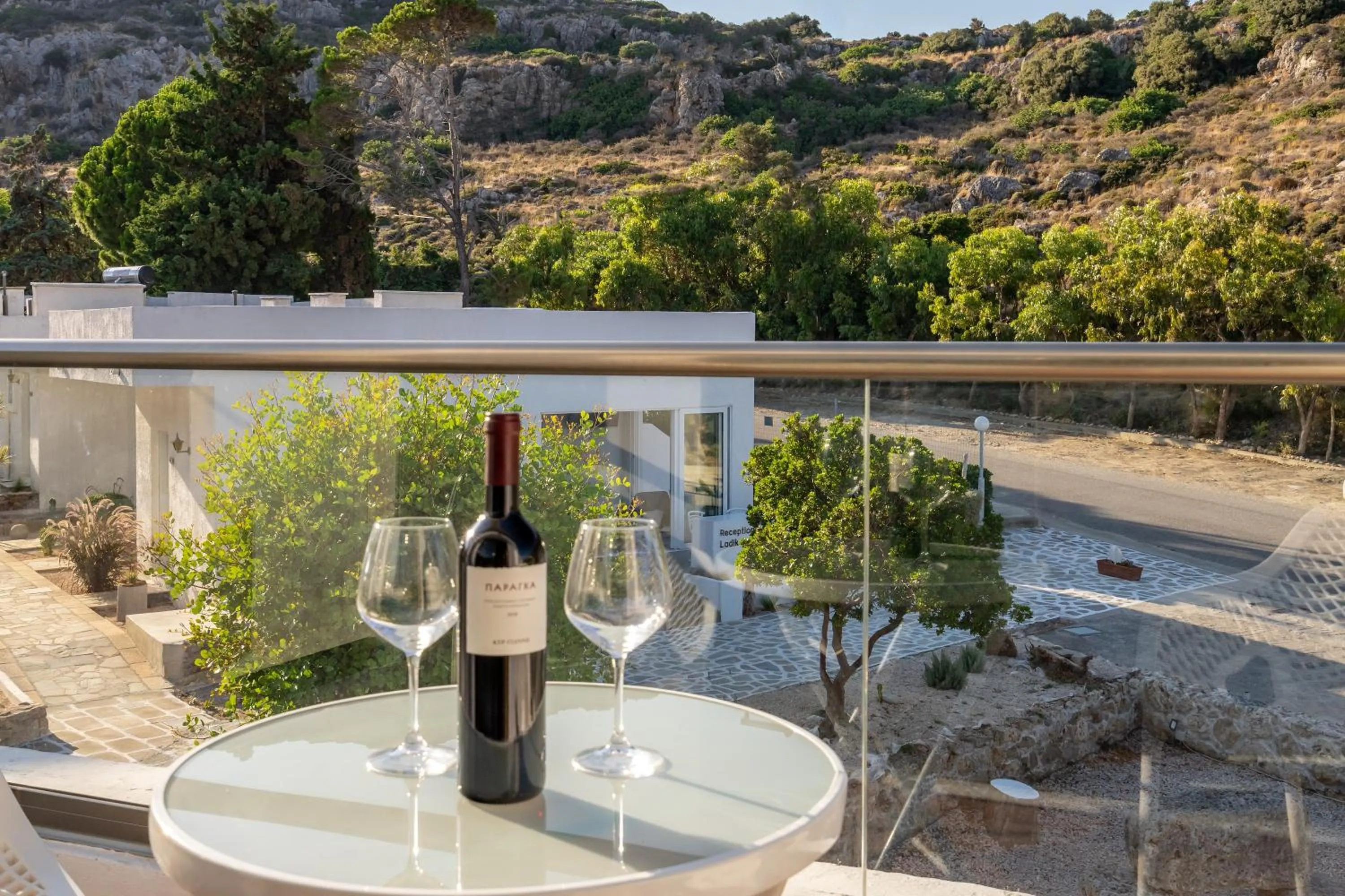 Balcony/Terrace in Ladiko Suites - Faliraki
