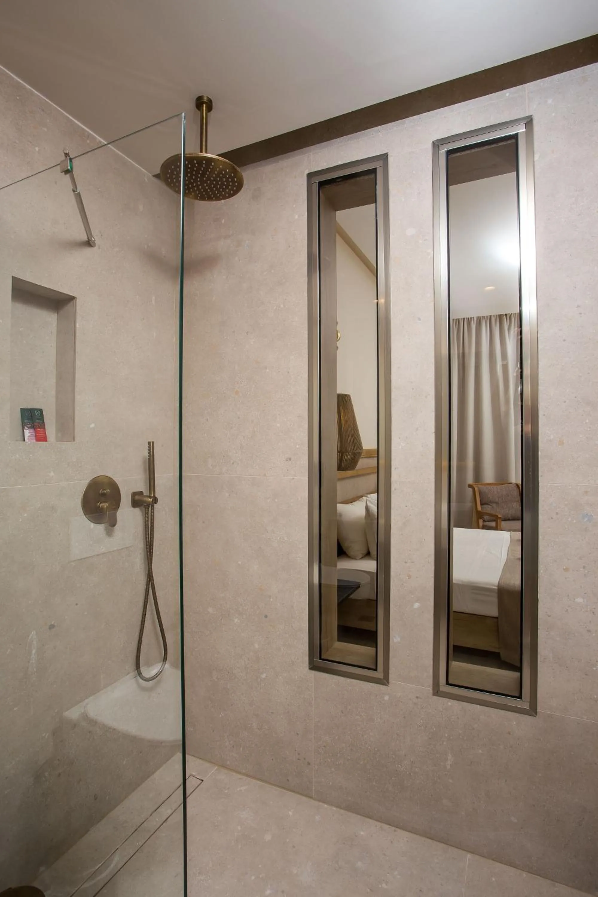 Shower in Ladiko Suites - Faliraki
