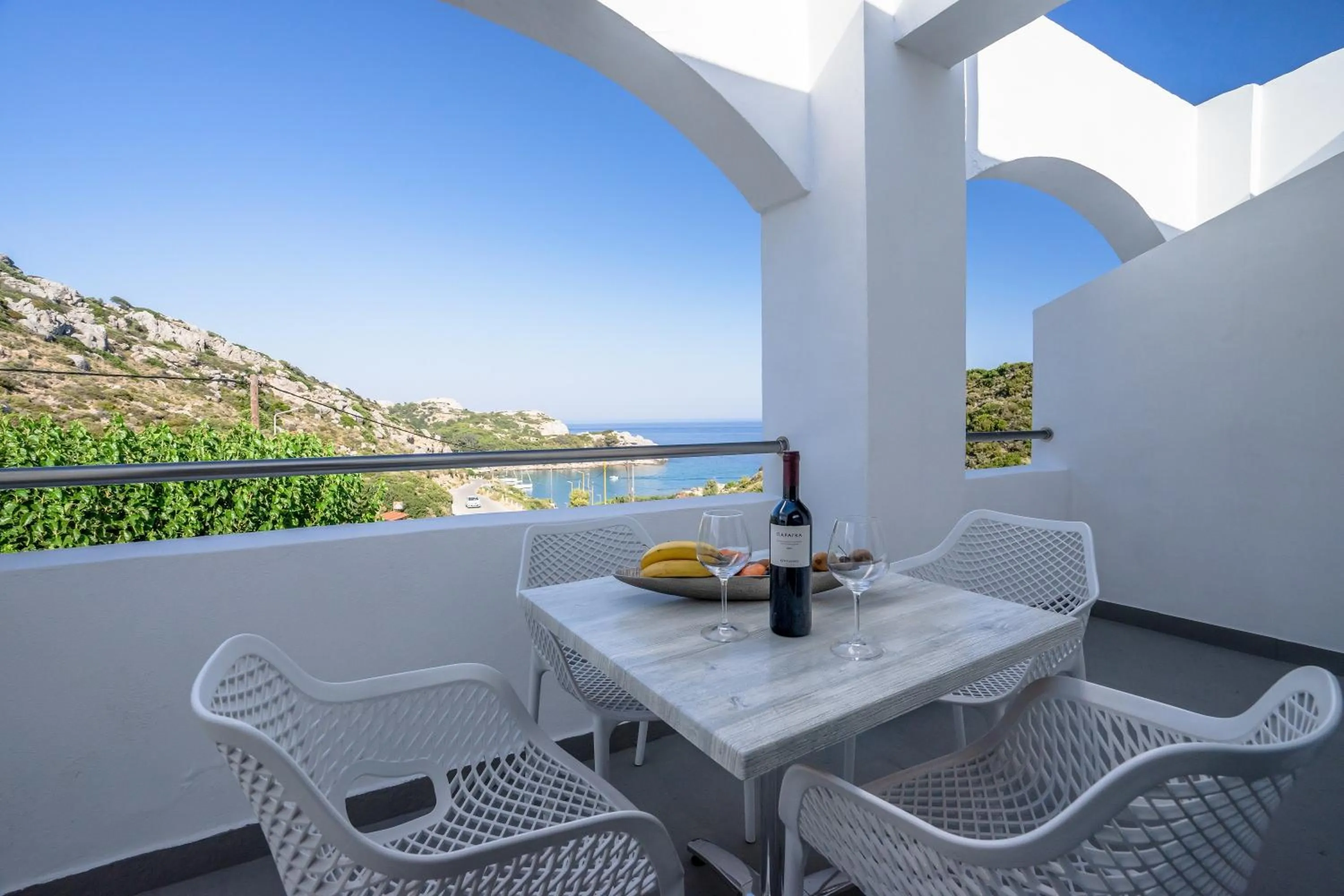 Balcony/Terrace in Ladiko Suites - Faliraki