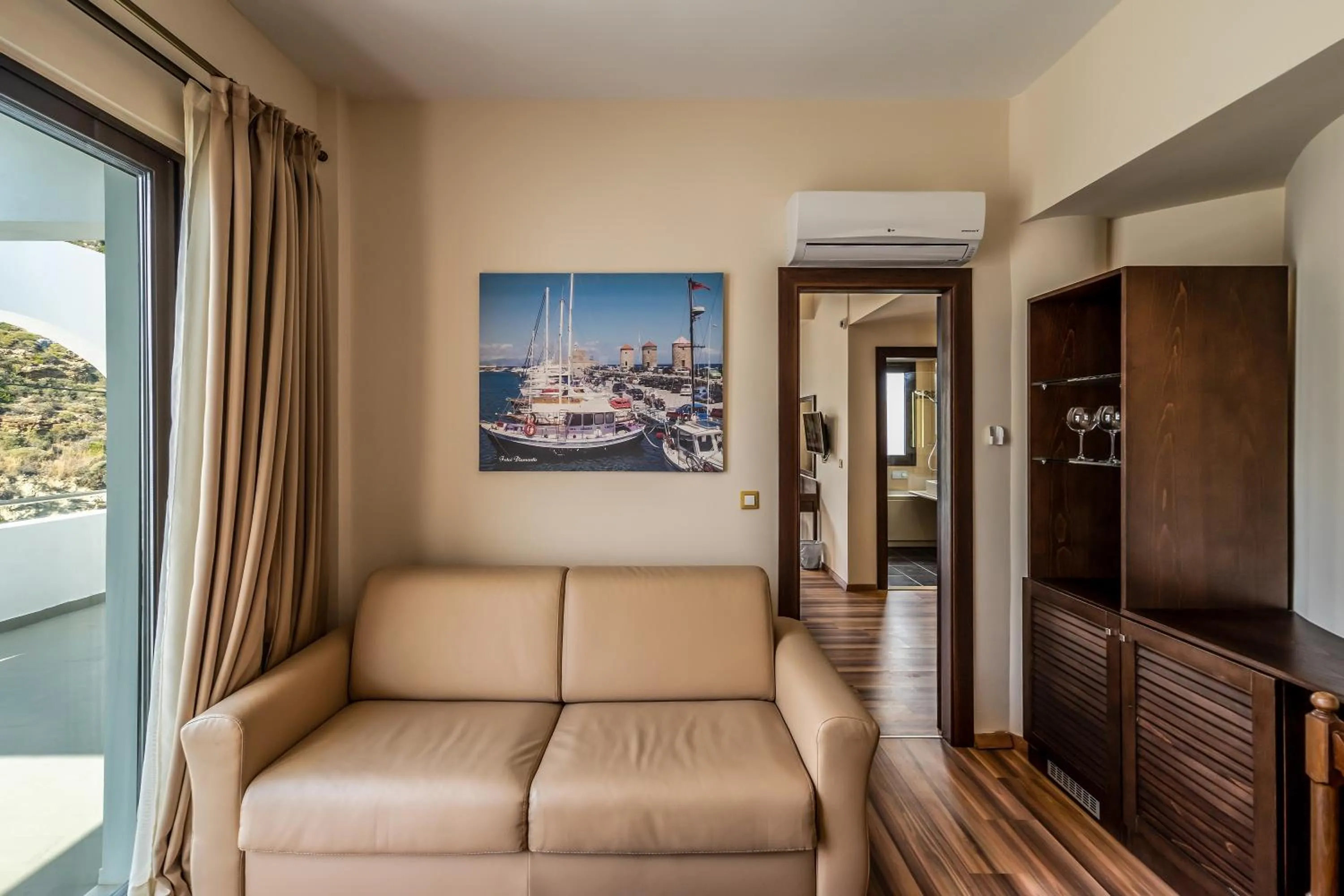 Living room in Ladiko Suites - Faliraki