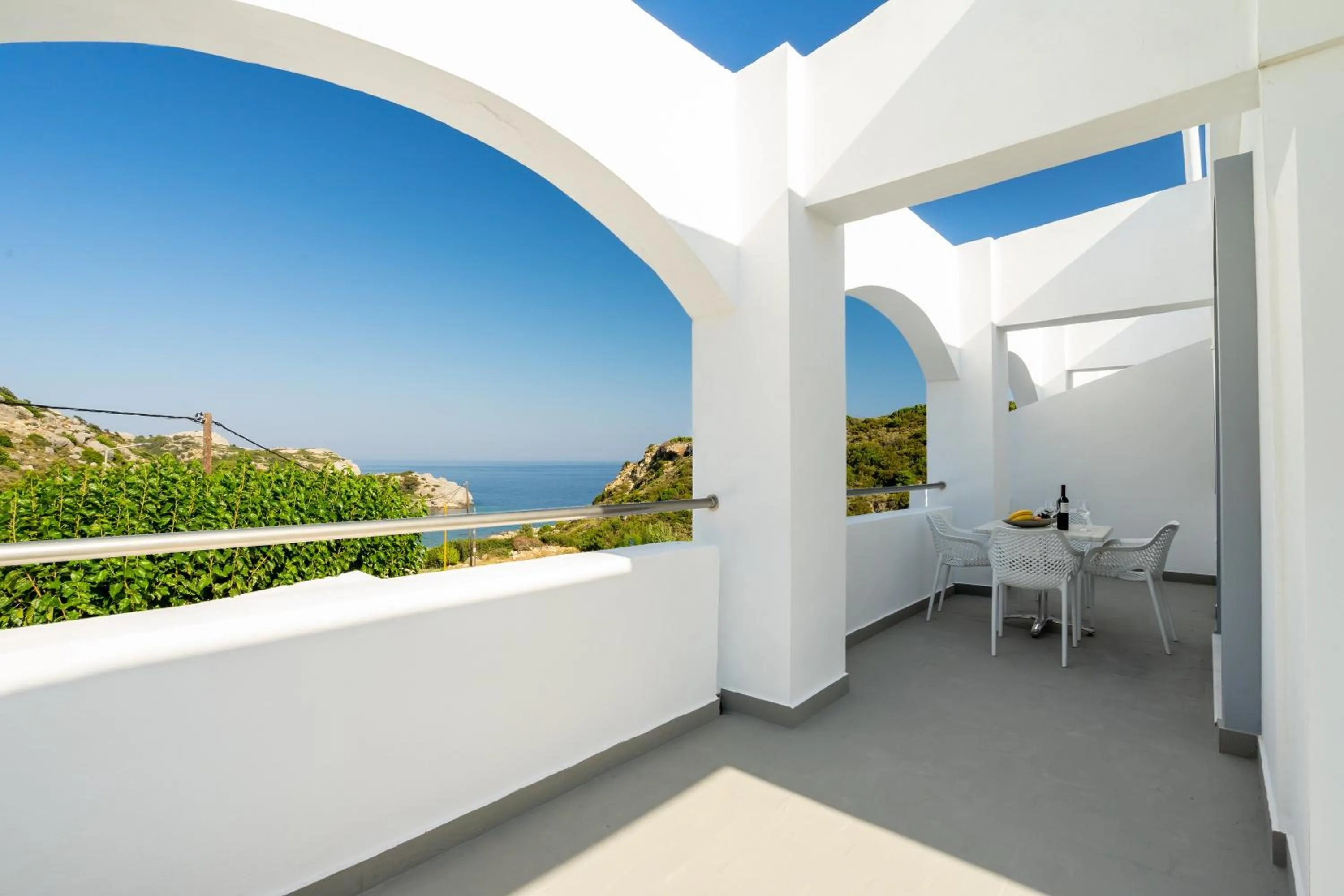 Balcony/Terrace in Ladiko Suites - Faliraki