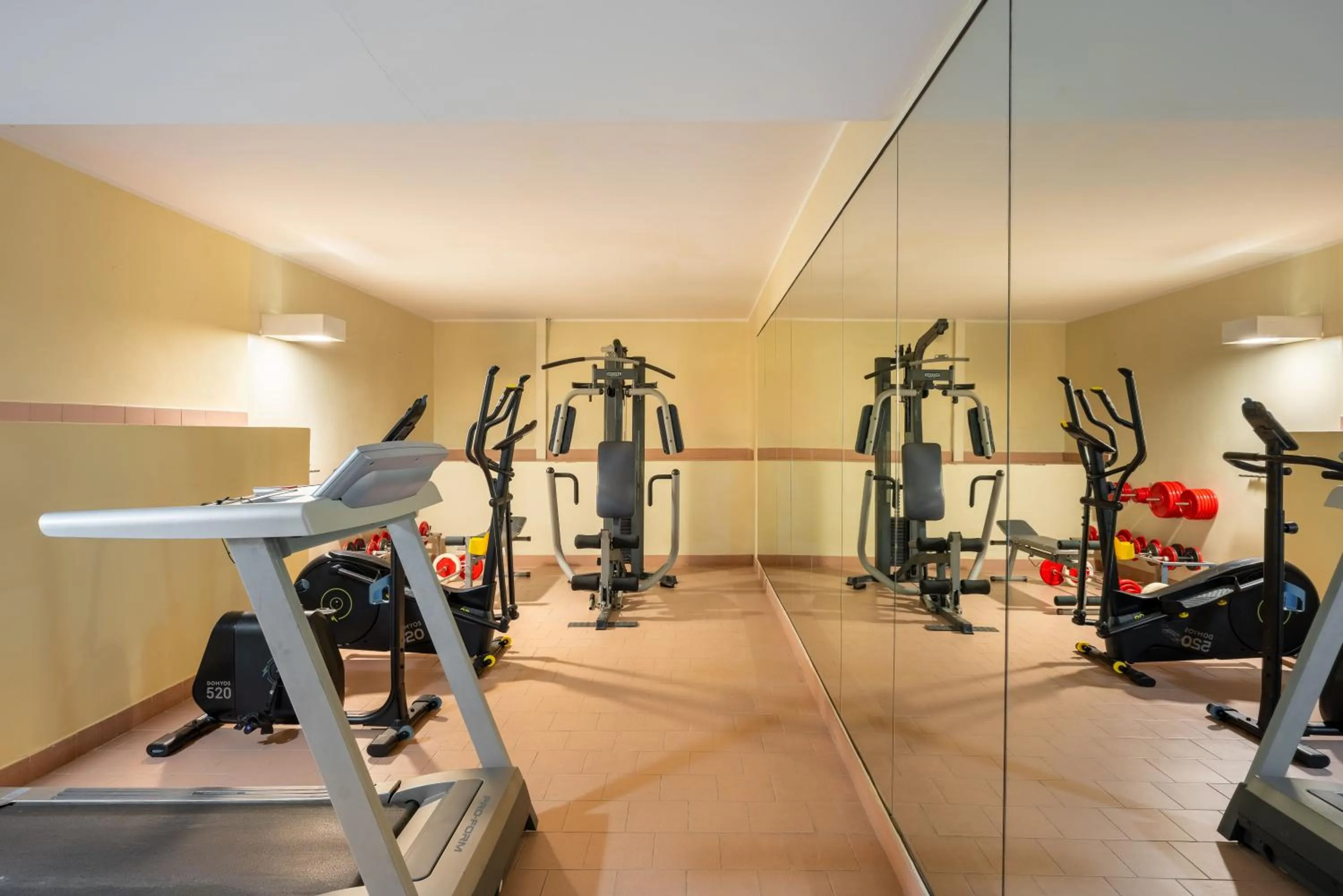 Fitness centre/facilities in Hotel Careni Villa Italia