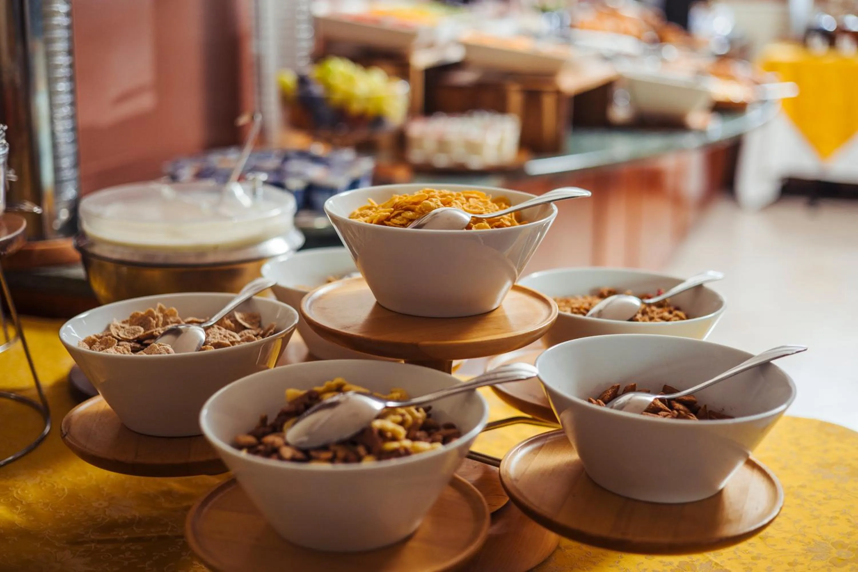 Buffet breakfast in Hotel Careni Villa Italia