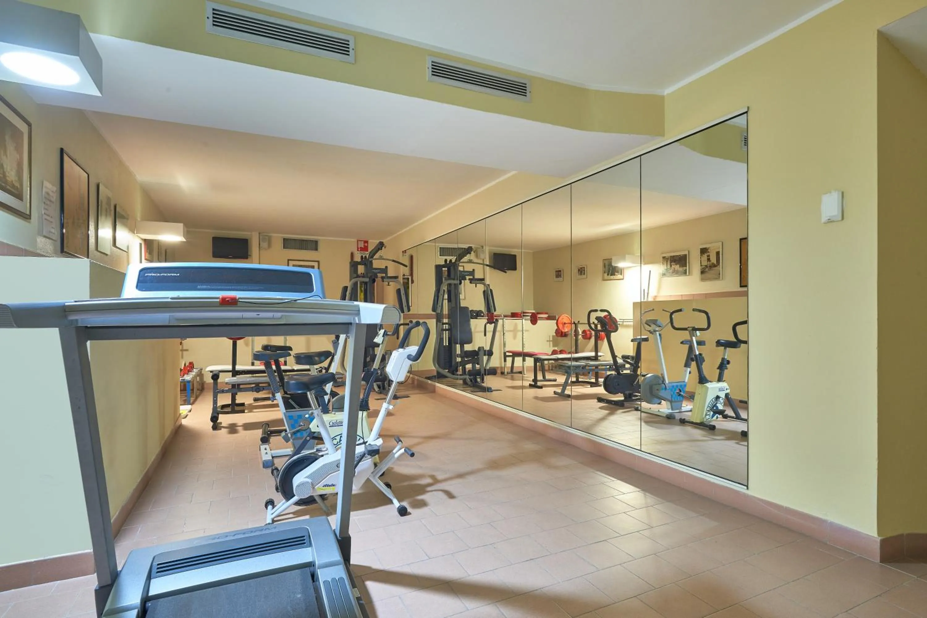 Fitness centre/facilities in Hotel Careni Villa Italia