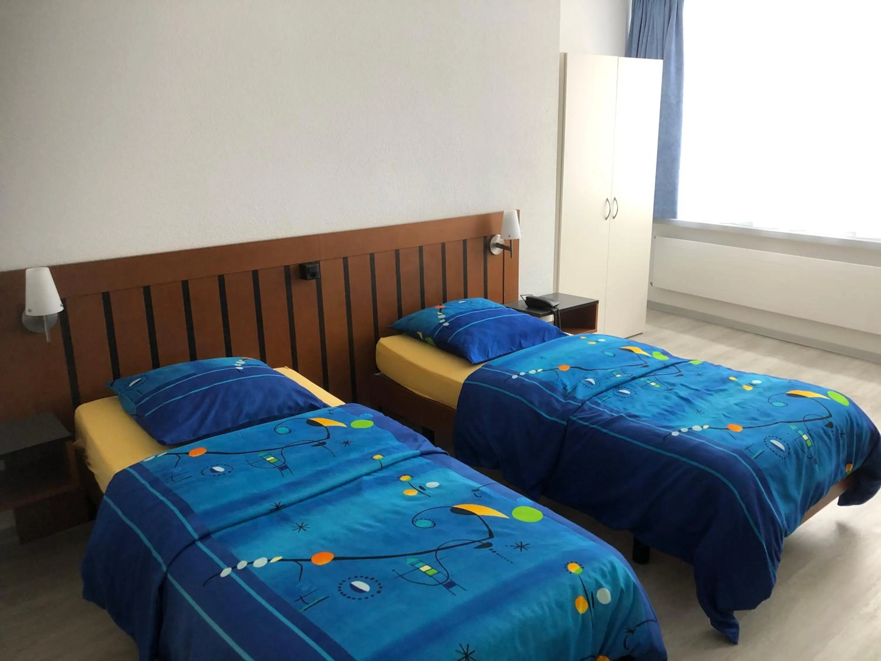 Bed in Hotel Restaurant Passage