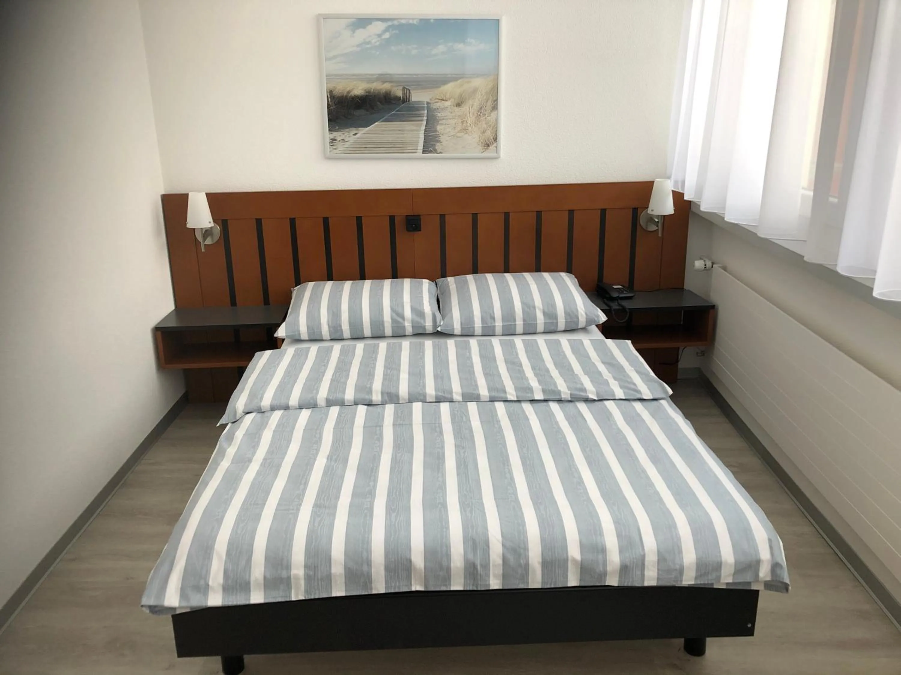 Bed in Hotel Restaurant Passage