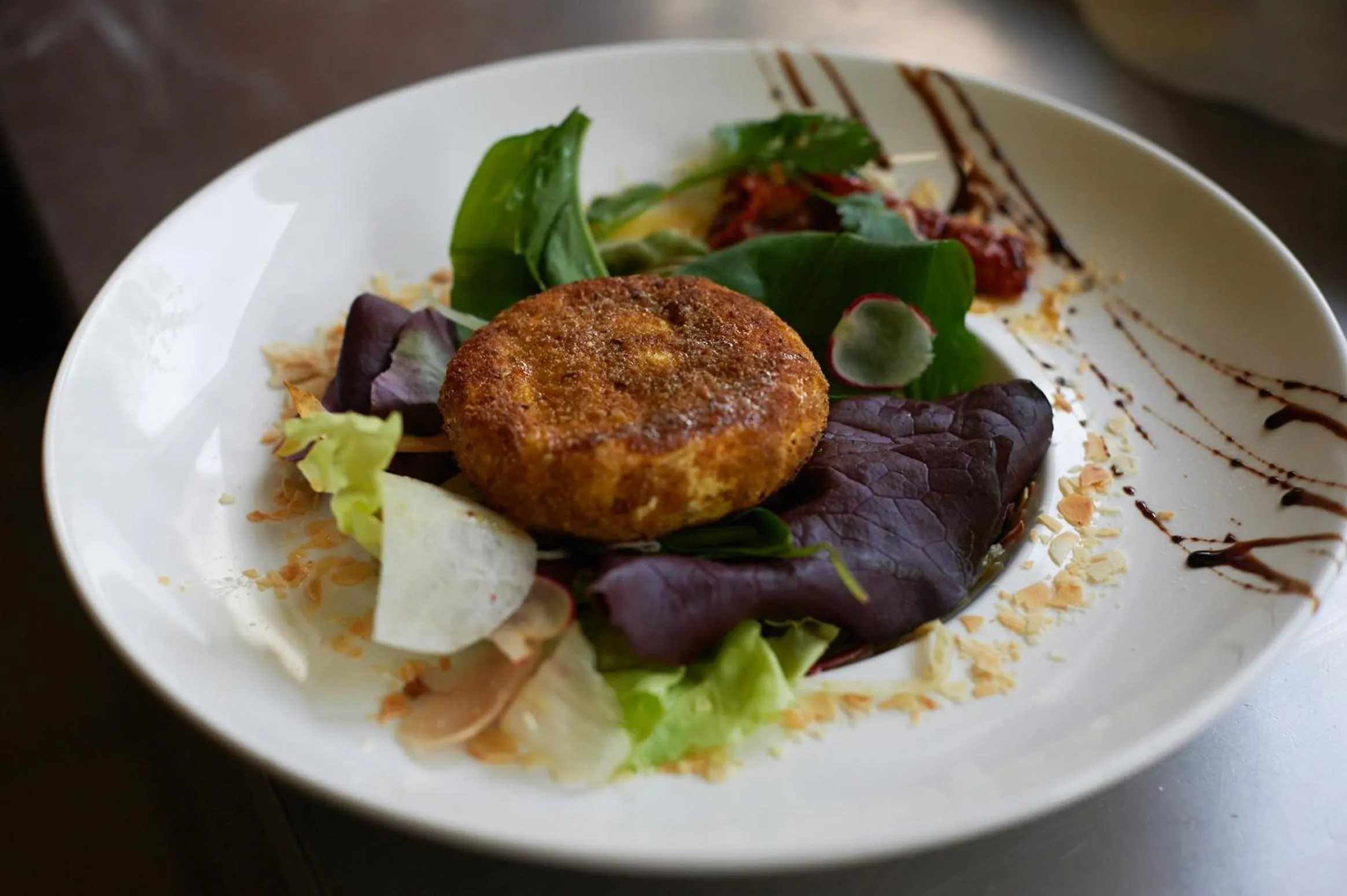 Food close-up in EcoHotel L’Aubier
