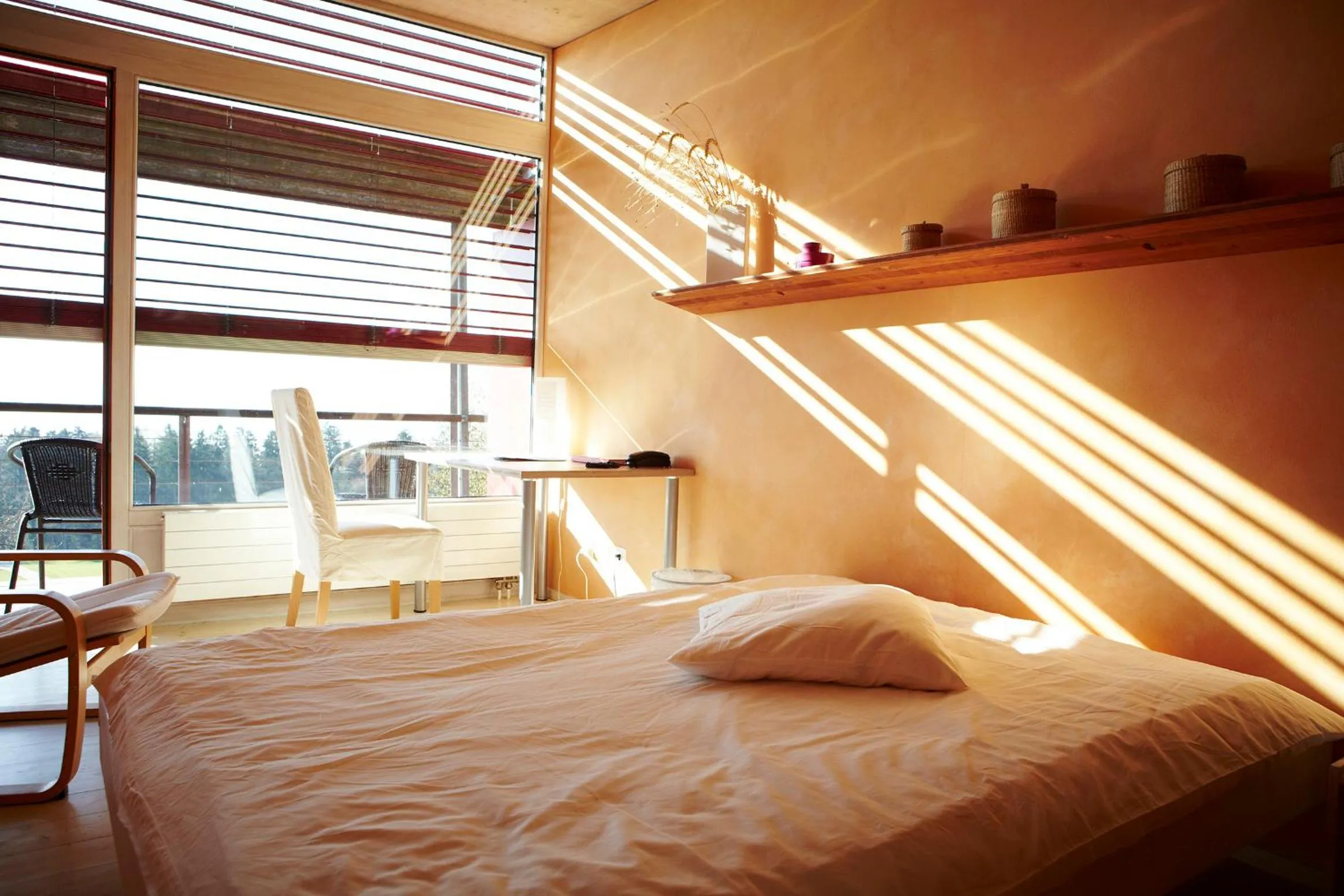 Photo of the whole room, Bed in EcoHotel L’Aubier