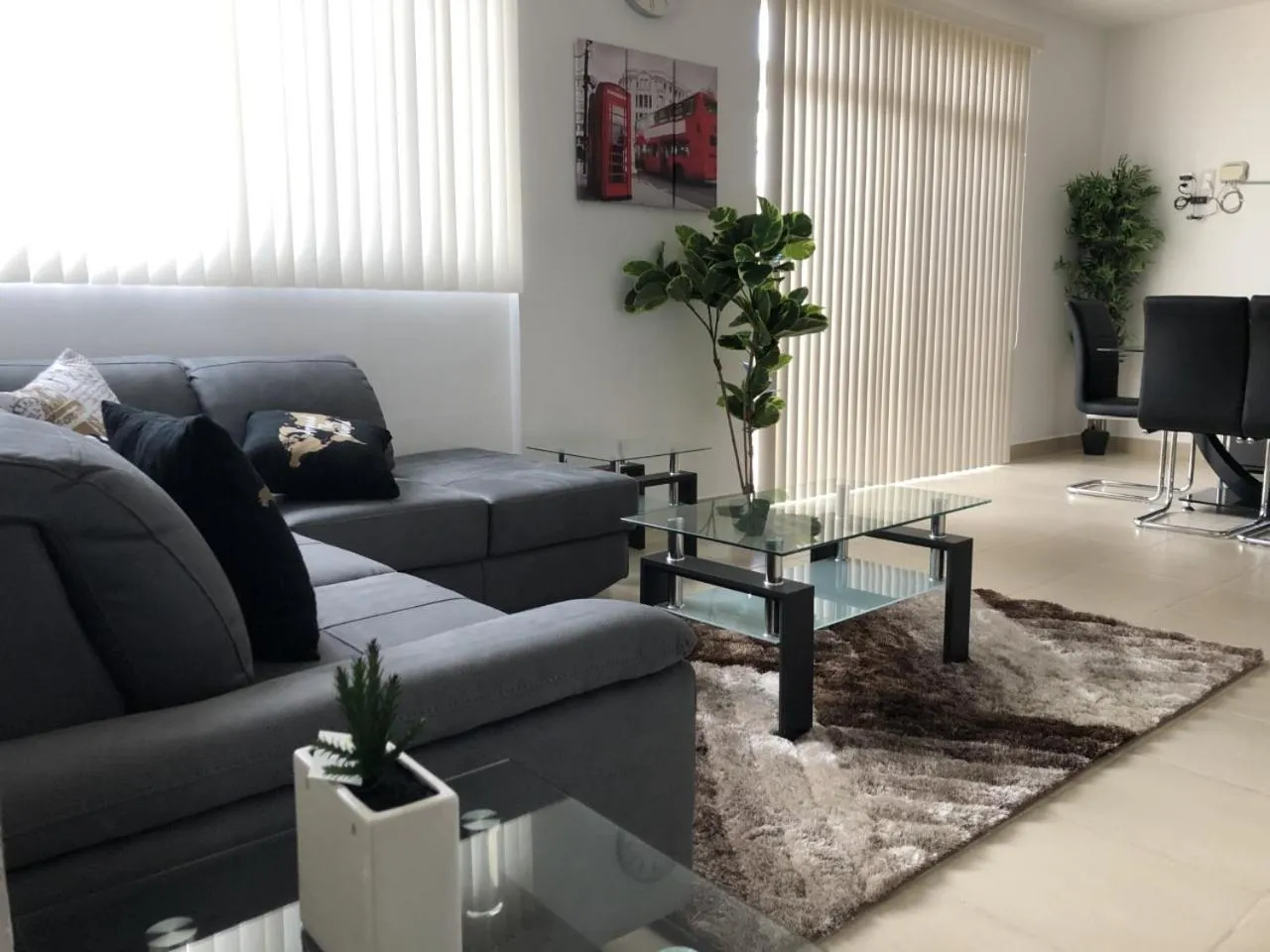 Living room in PLAYA SUITES apartment