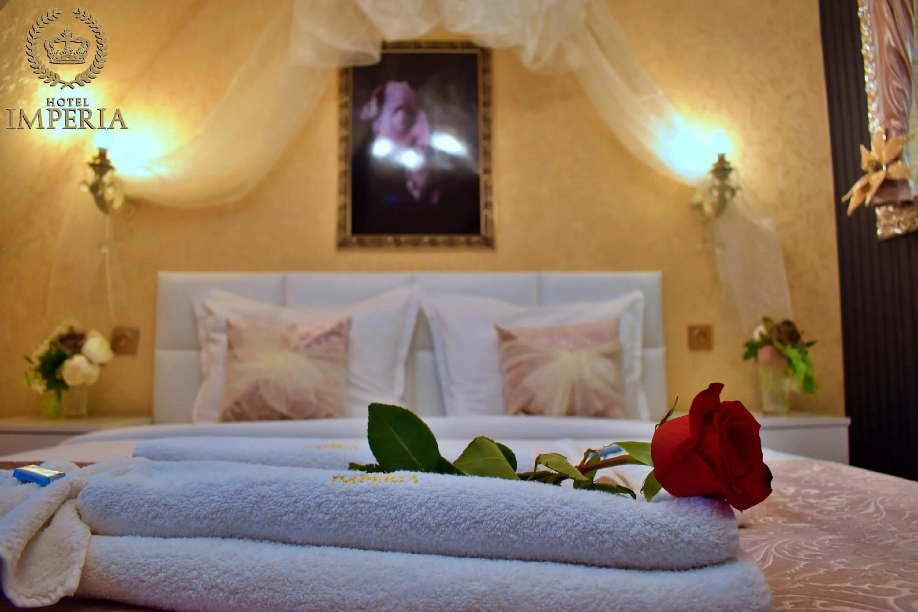 Bed in Hotel IMPERIA