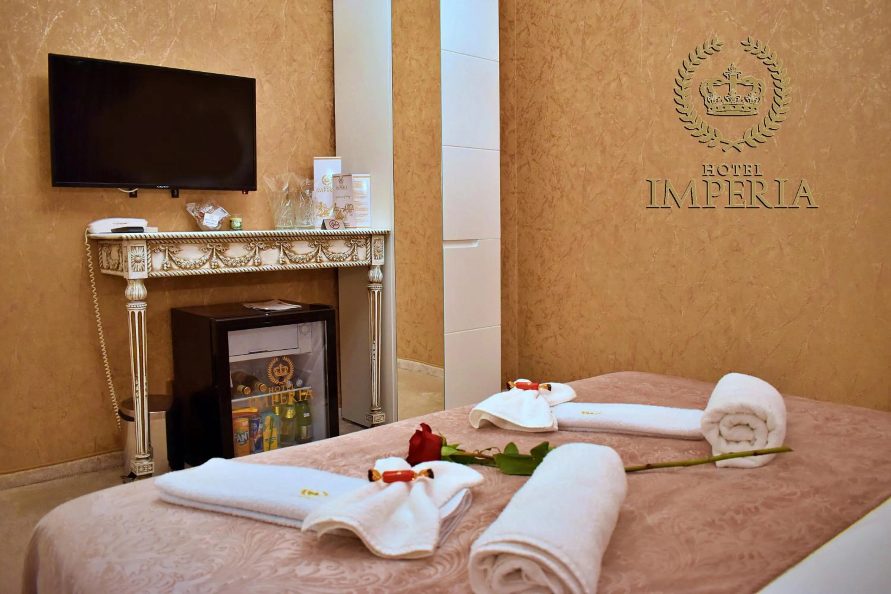 Bed in Hotel IMPERIA