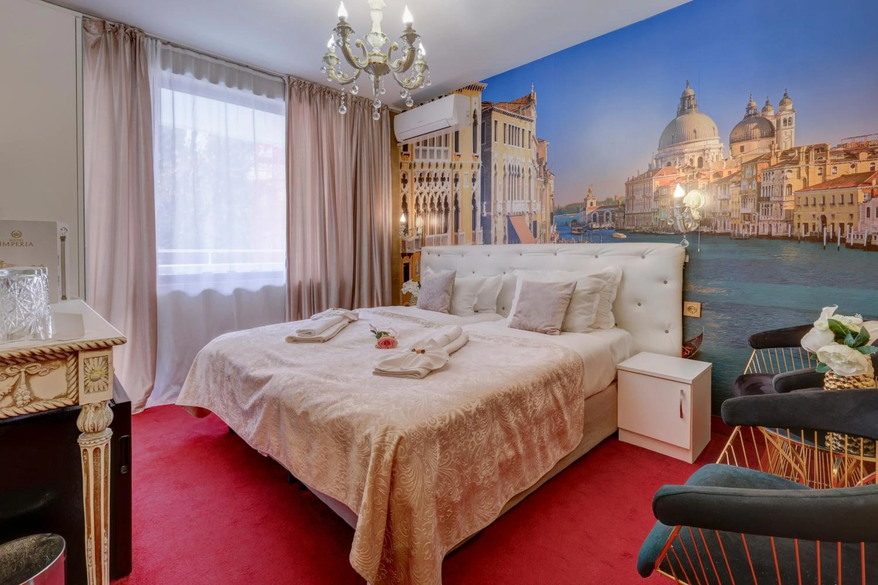 Bed in Hotel IMPERIA