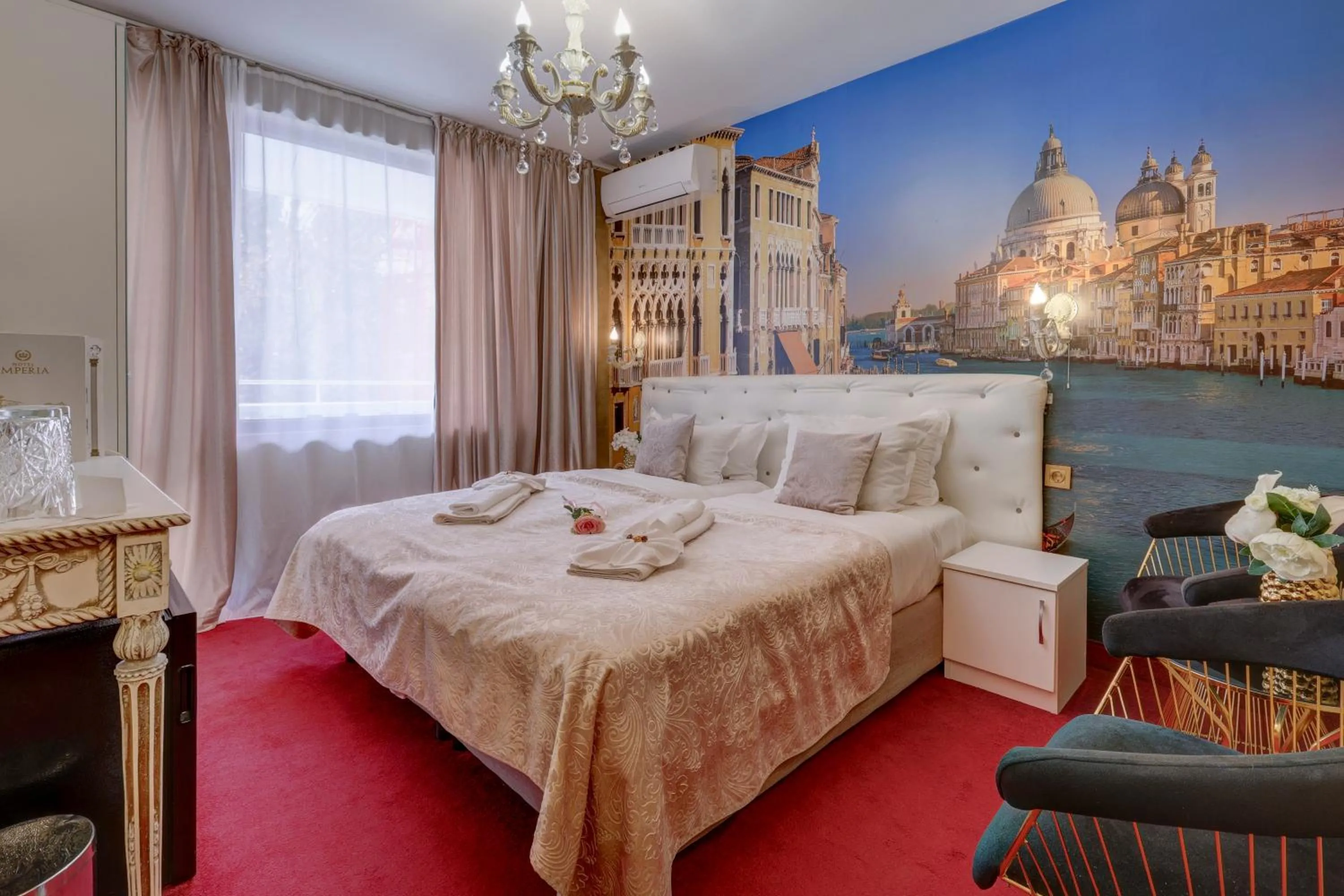 Bed in Hotel IMPERIA