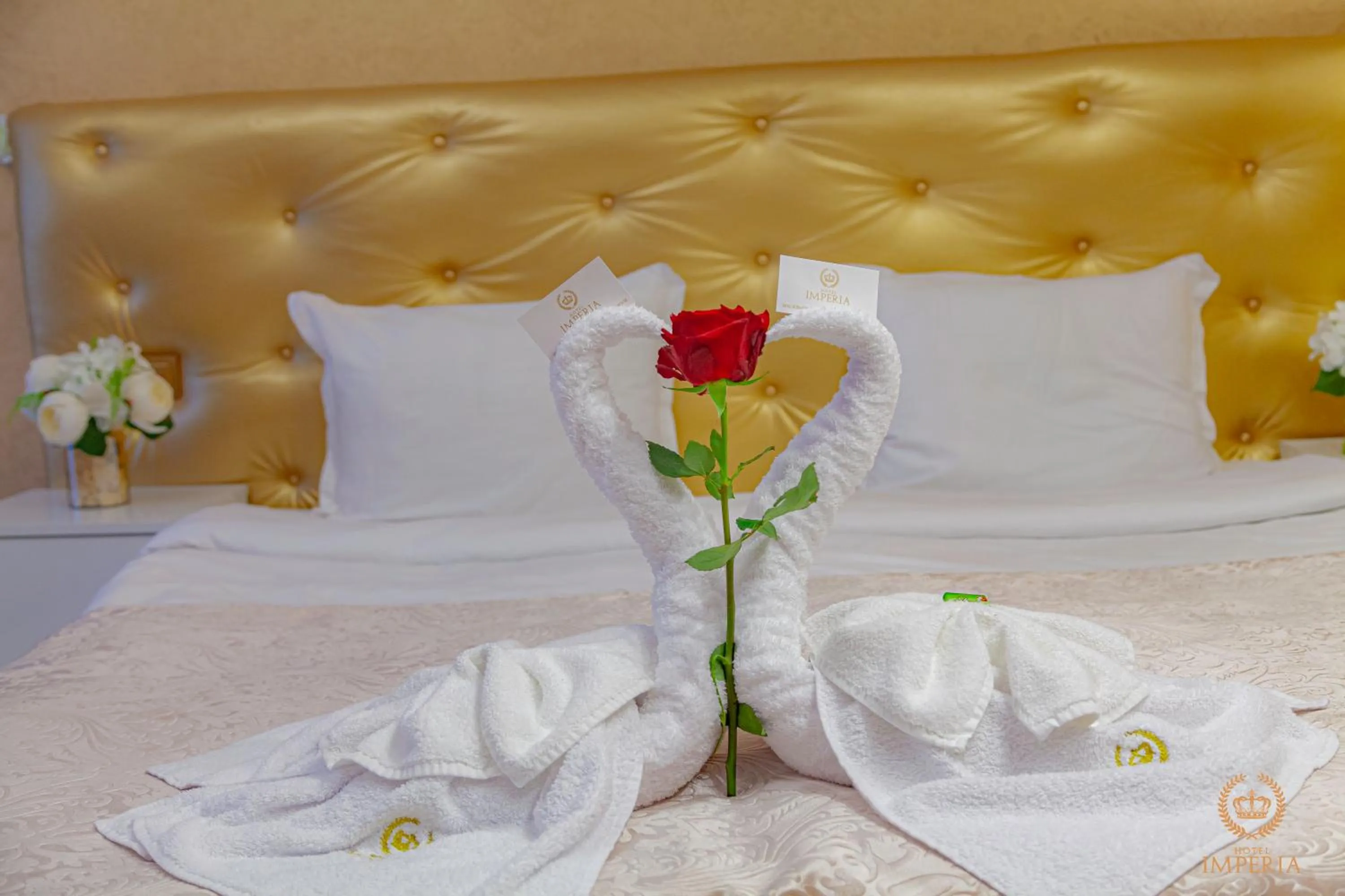 Bed in Hotel IMPERIA