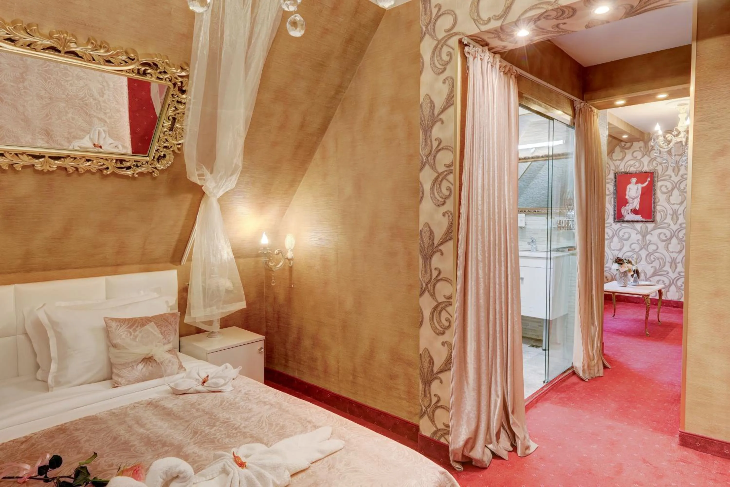 Bed in Hotel IMPERIA