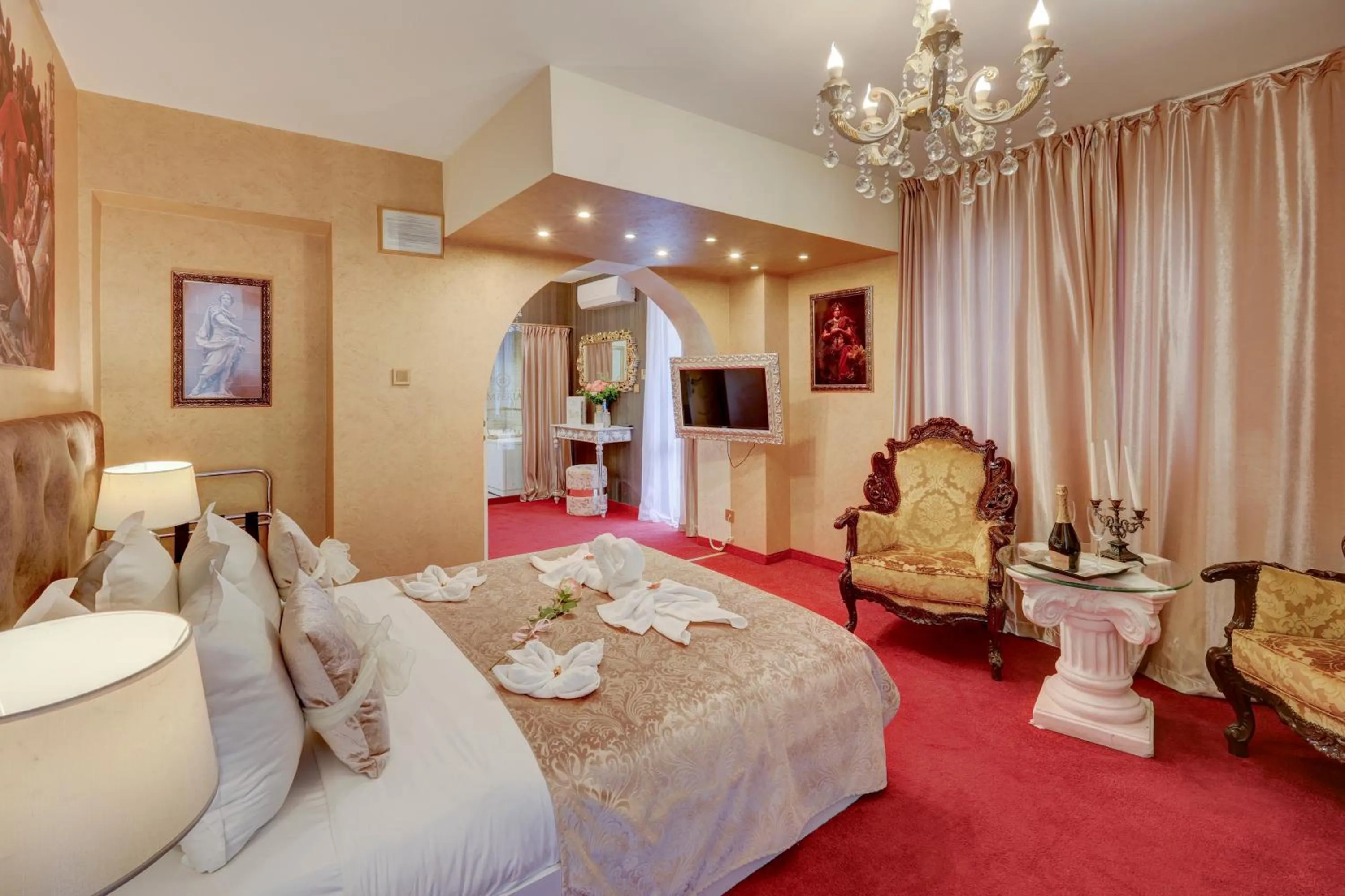 Bed in Hotel IMPERIA