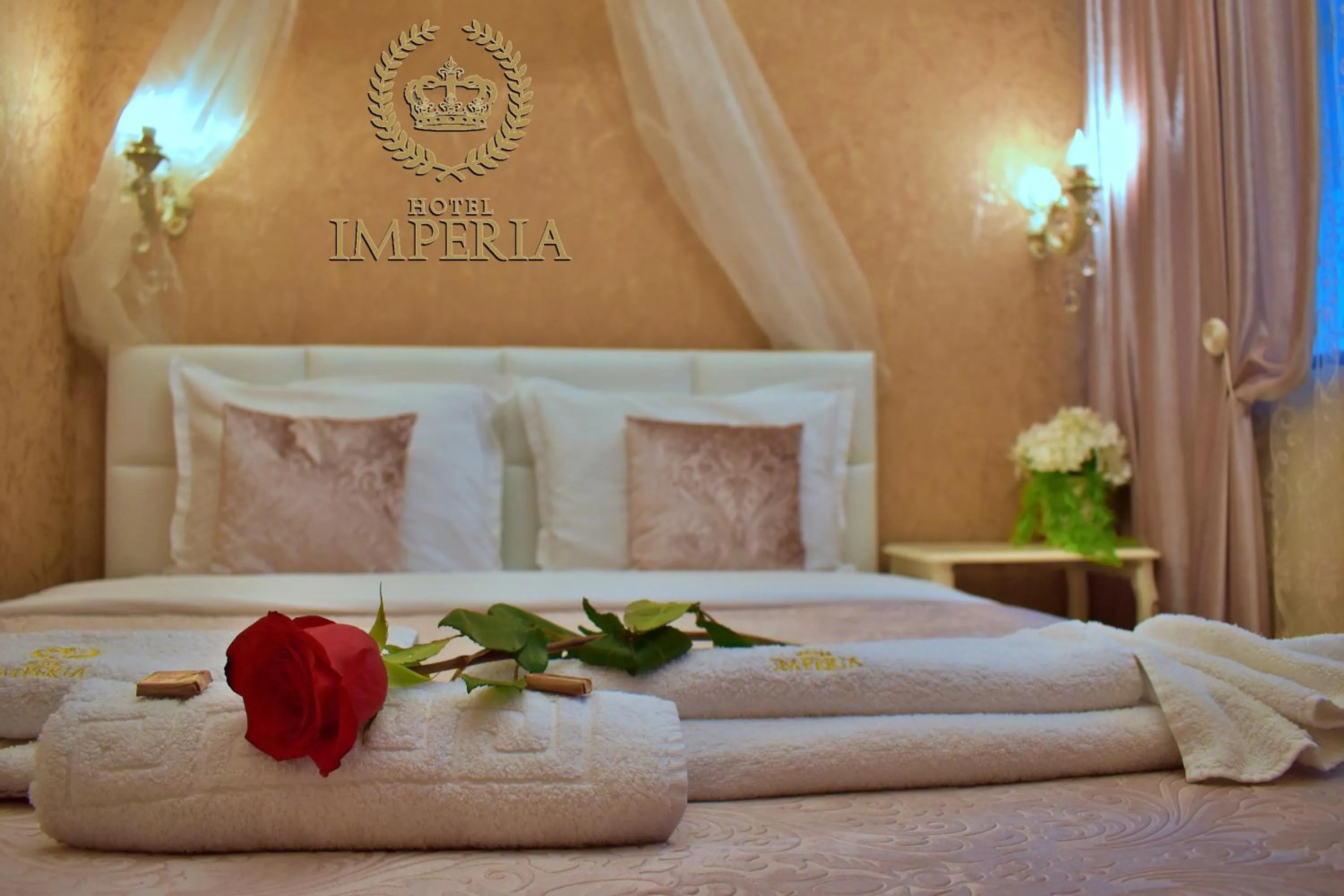 Bed in Hotel IMPERIA