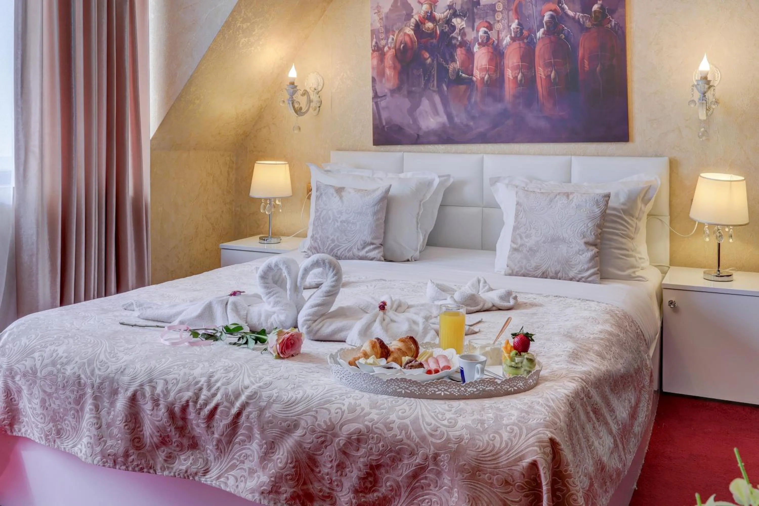 Bed in Hotel IMPERIA