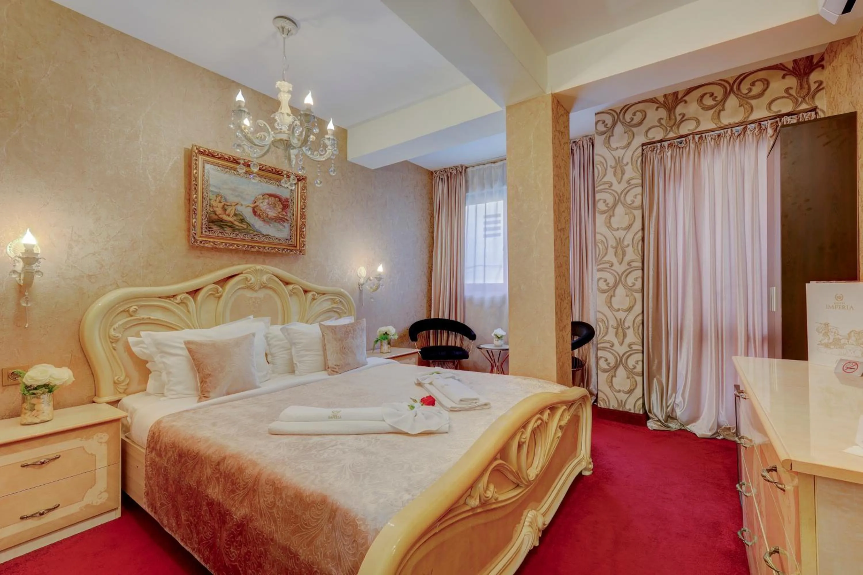 Bed in Hotel IMPERIA