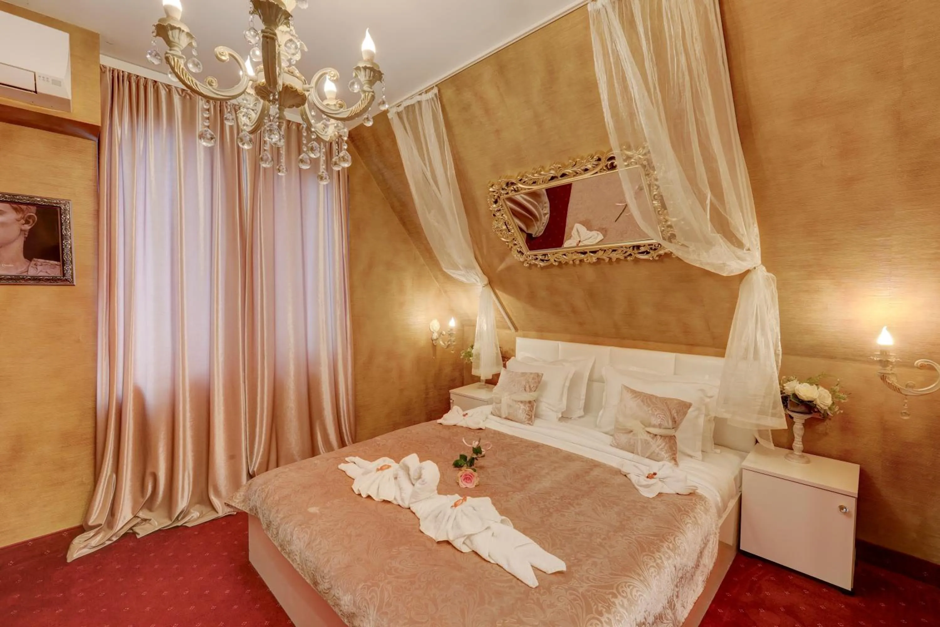 Bed in Hotel IMPERIA