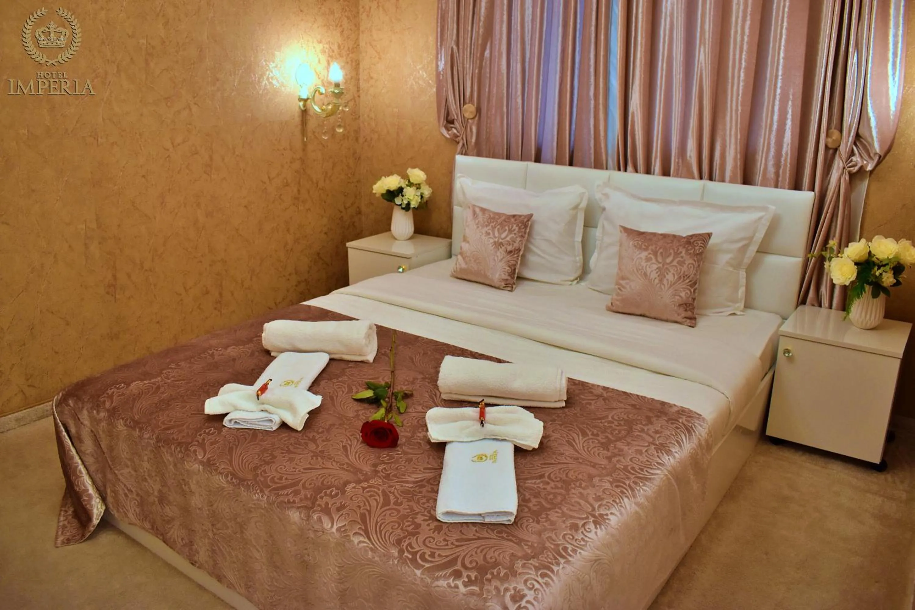 Bed in Hotel IMPERIA