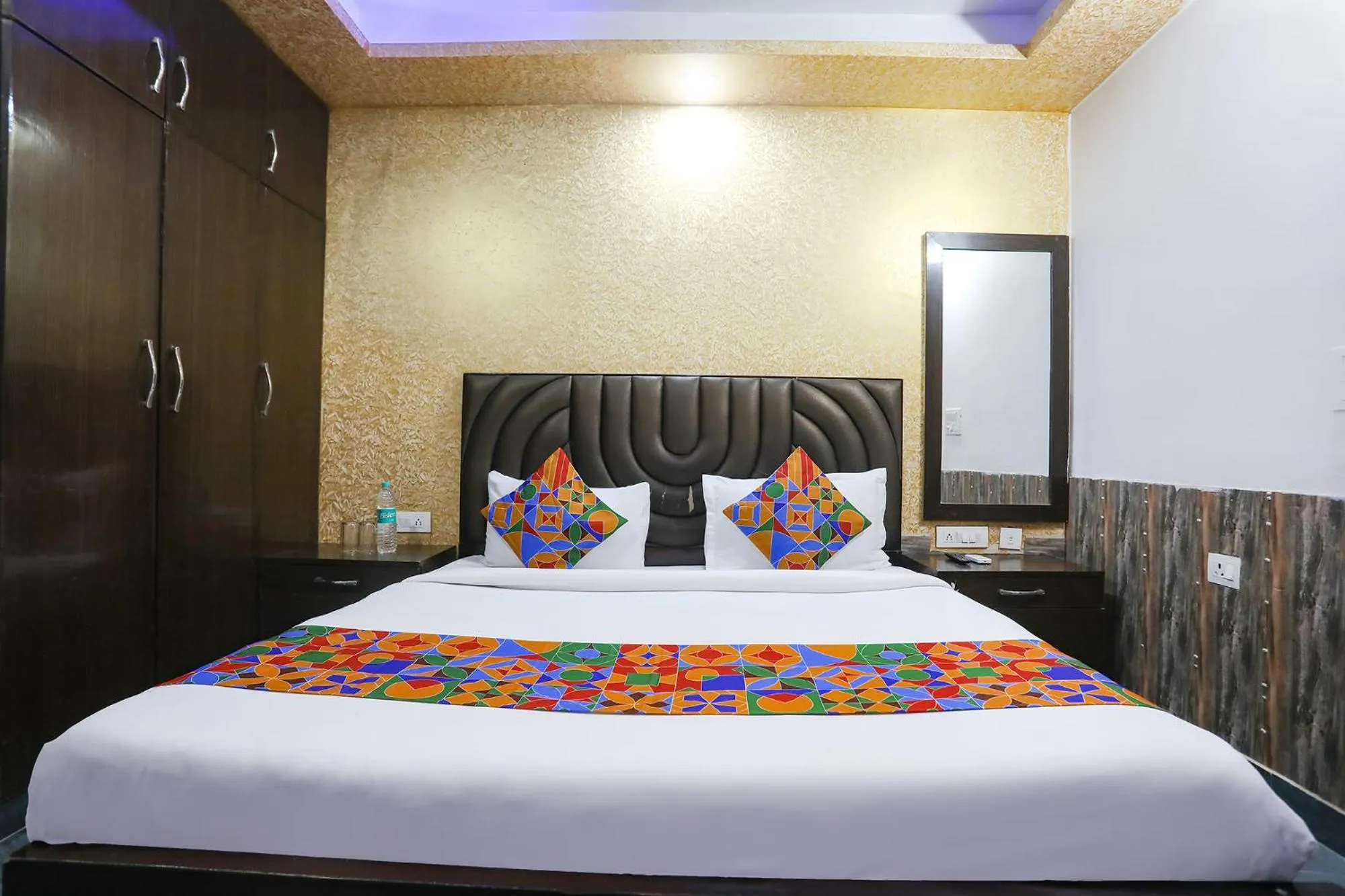 Bed in FabHotel NK Residency