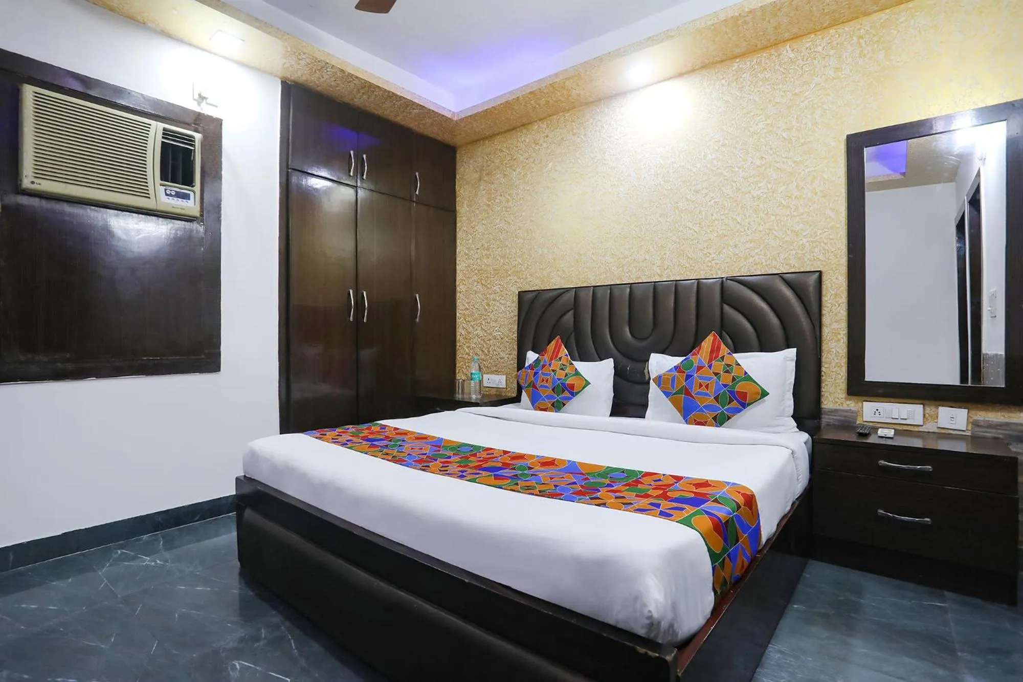 Bed in FabHotel NK Residency
