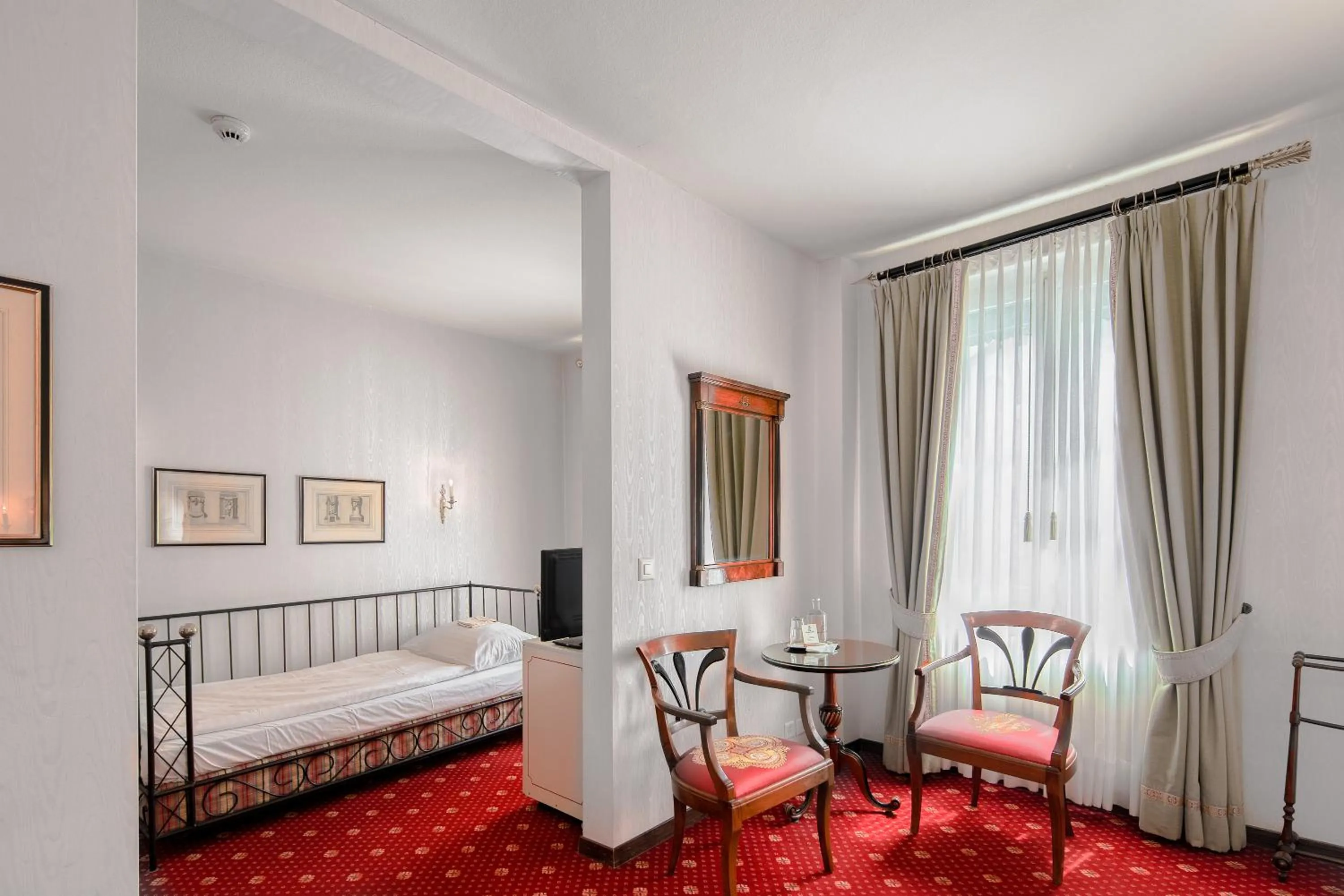 Bed in Romantik Hotel Wilden Mann Luzern