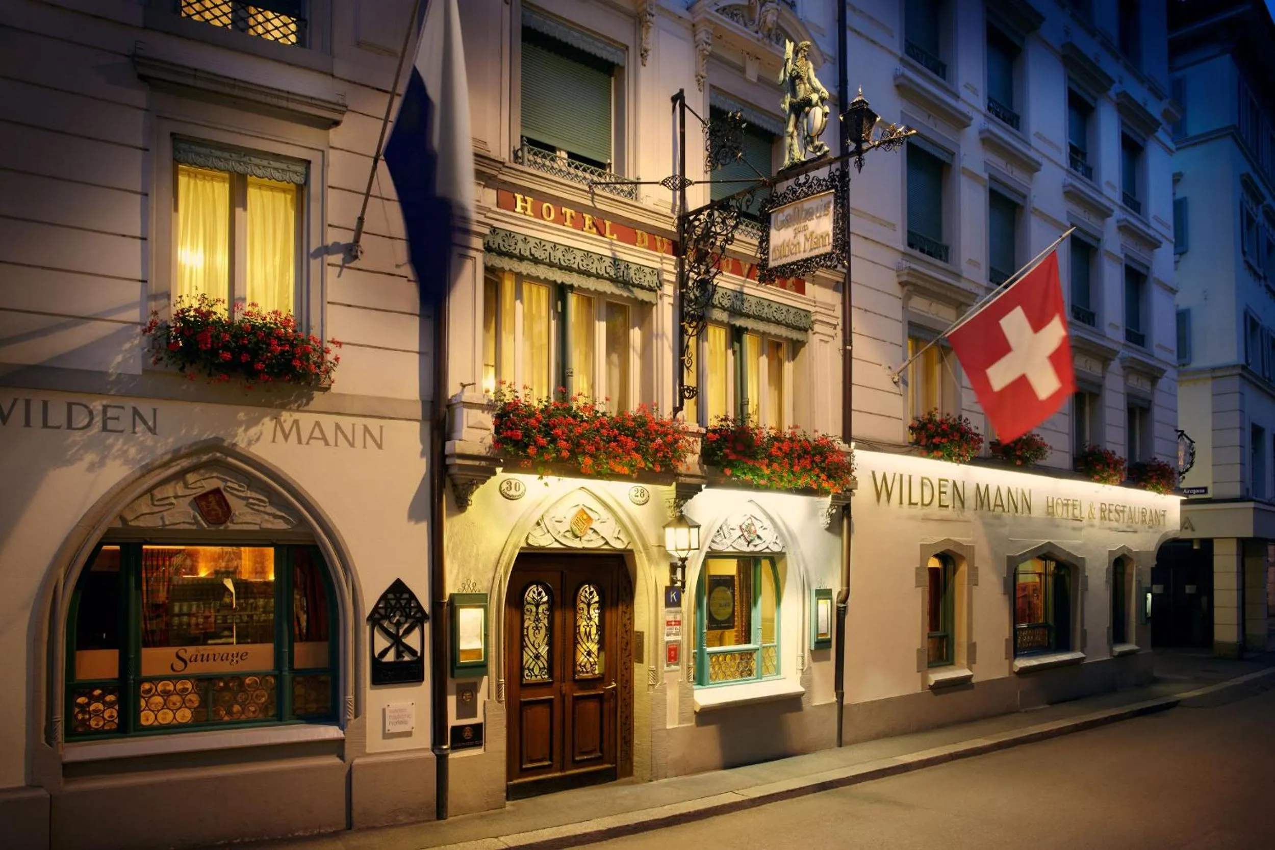 Property building in Romantik Hotel Wilden Mann Luzern