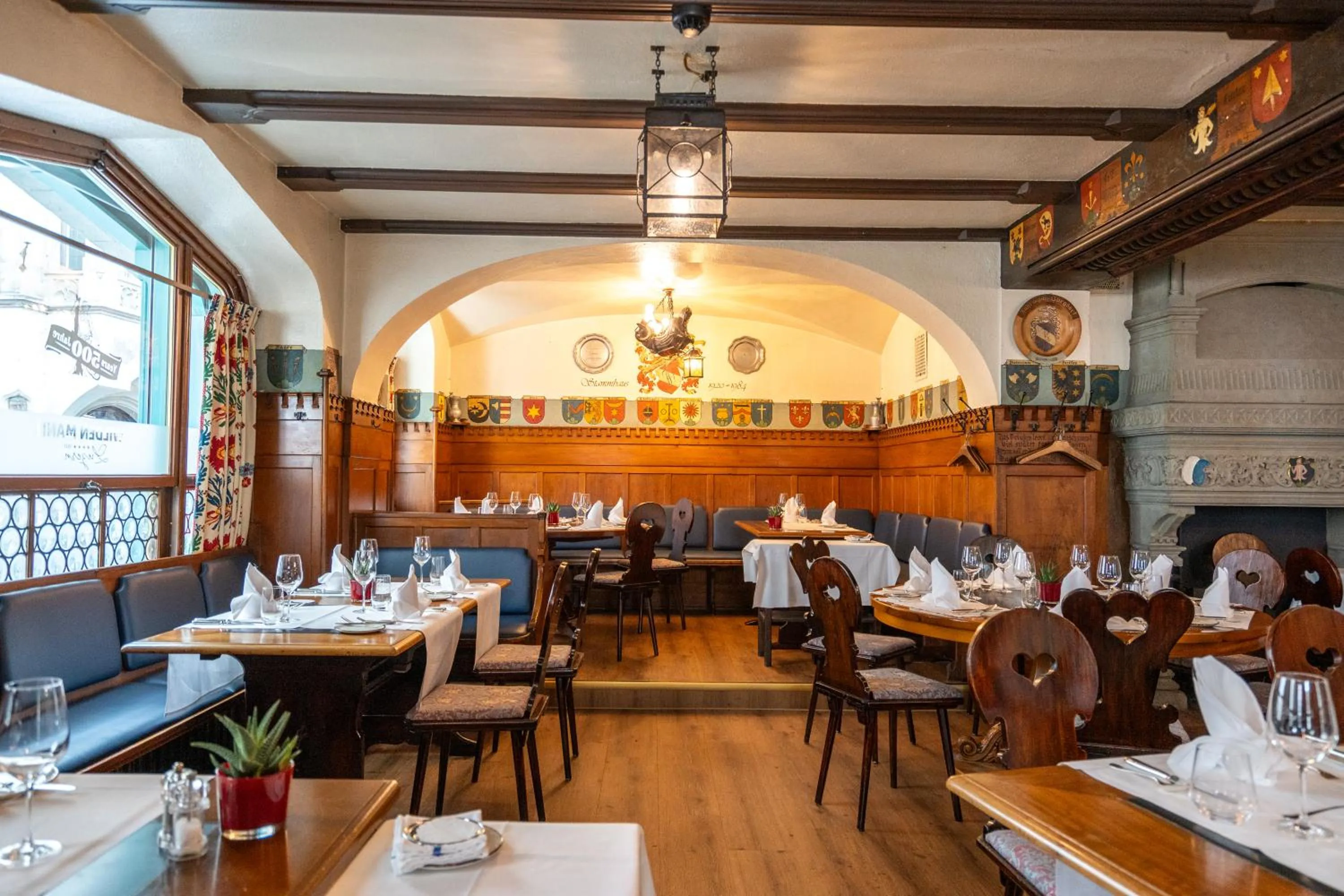 Restaurant/places to eat in Romantik Hotel Wilden Mann Luzern