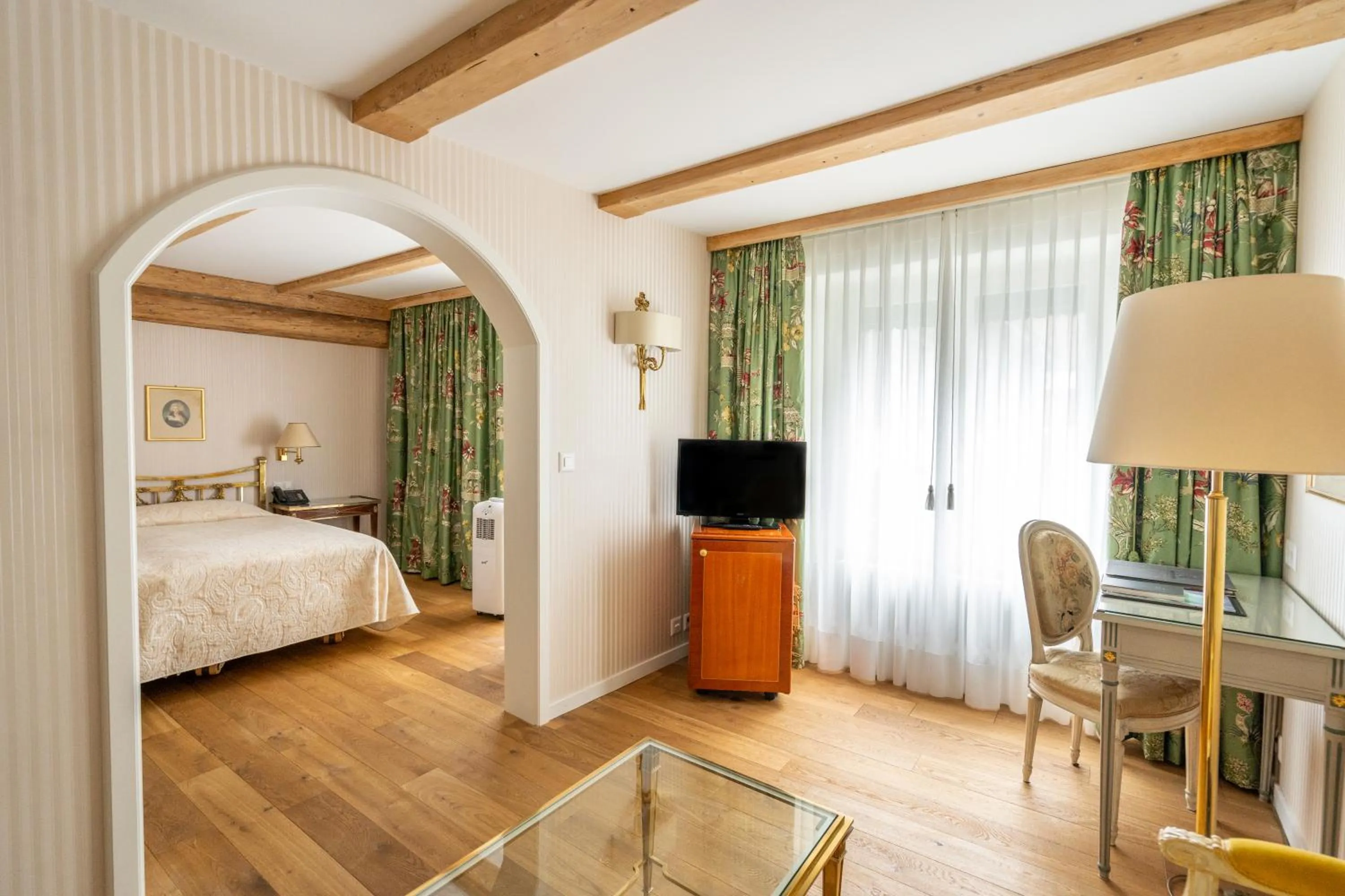 Bed in Romantik Hotel Wilden Mann Luzern