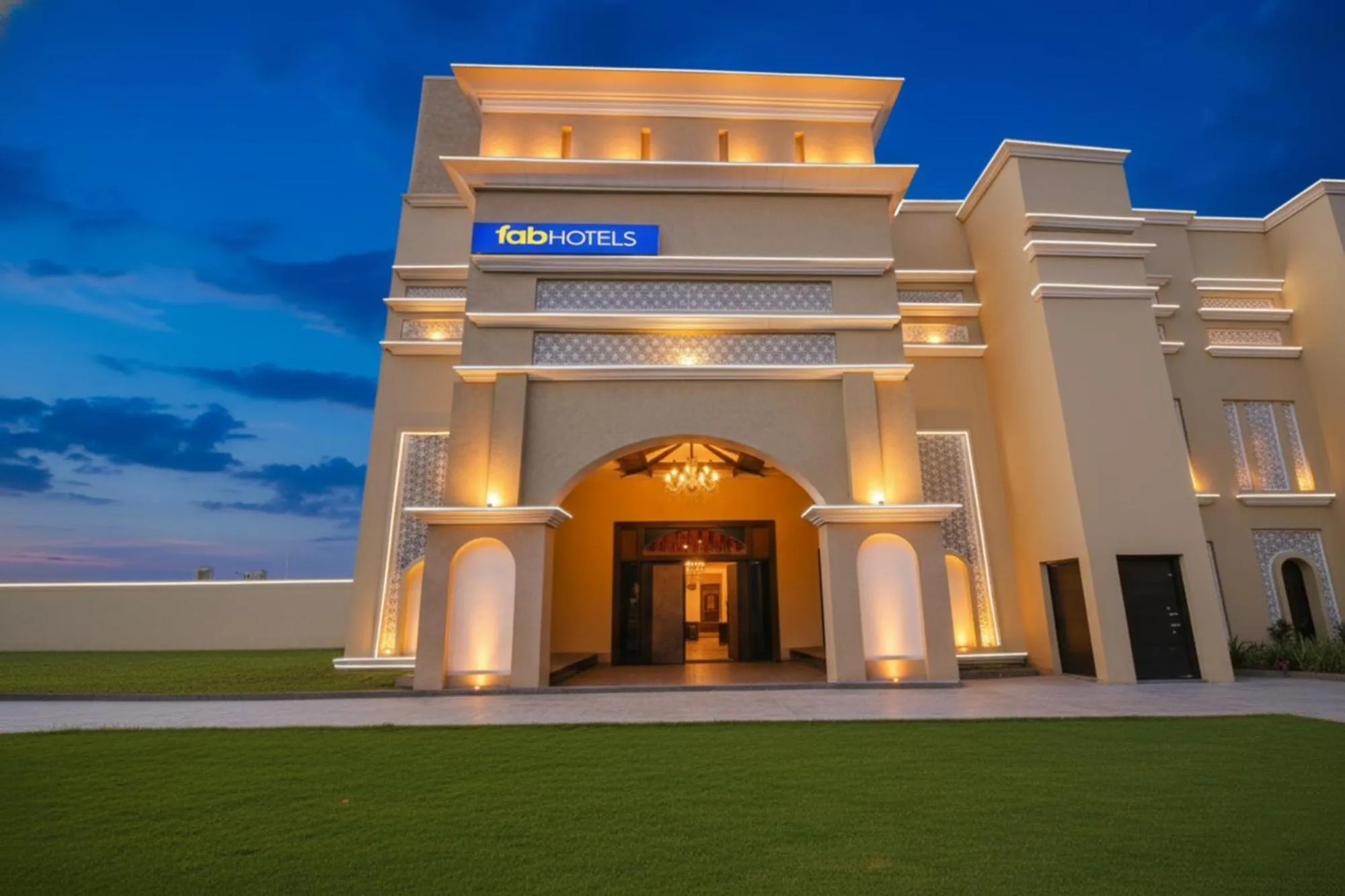 Facade/entrance in FabHotel Royal Mapple