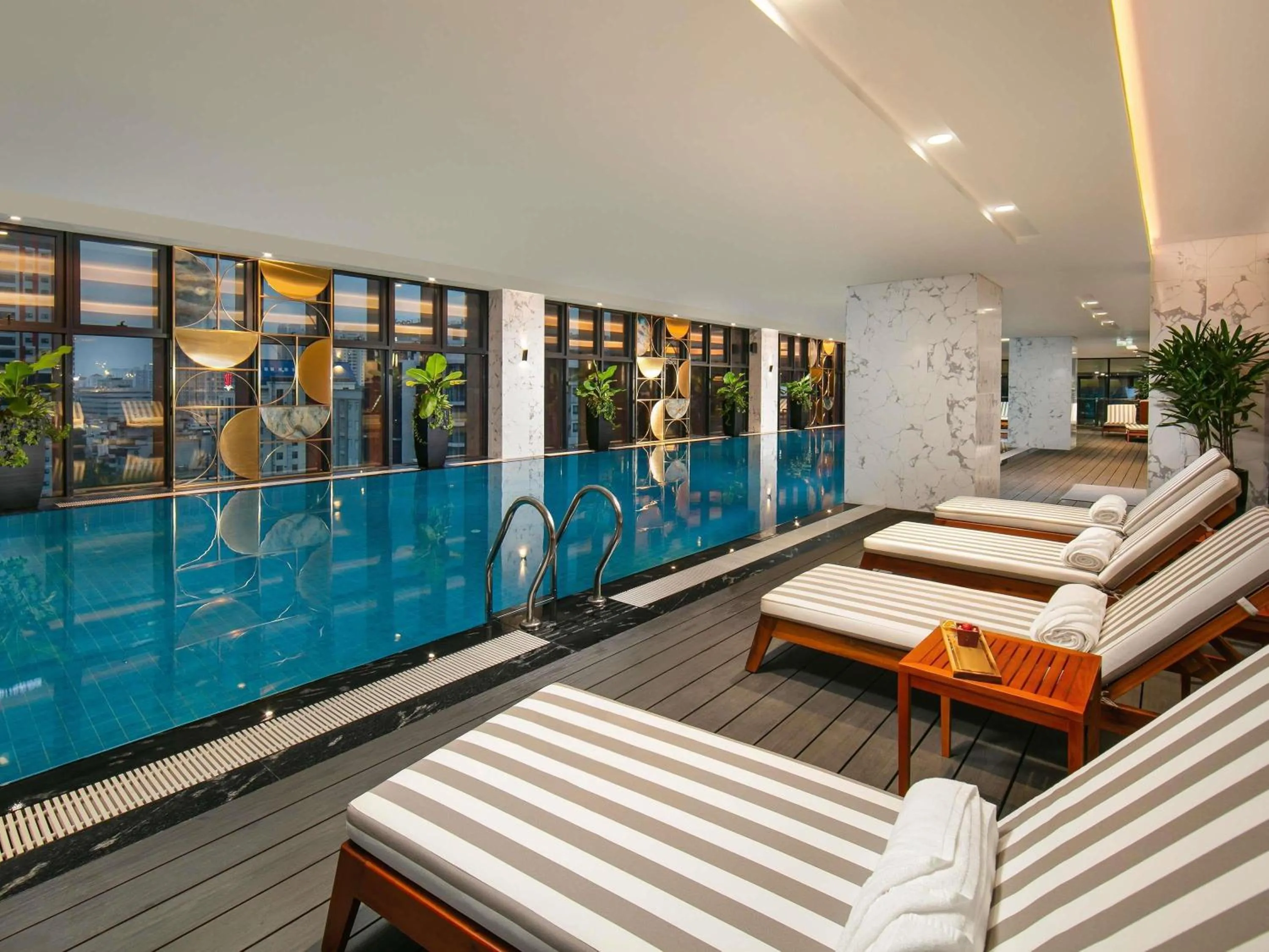 Pool view in Mövenpick Living West Hanoi