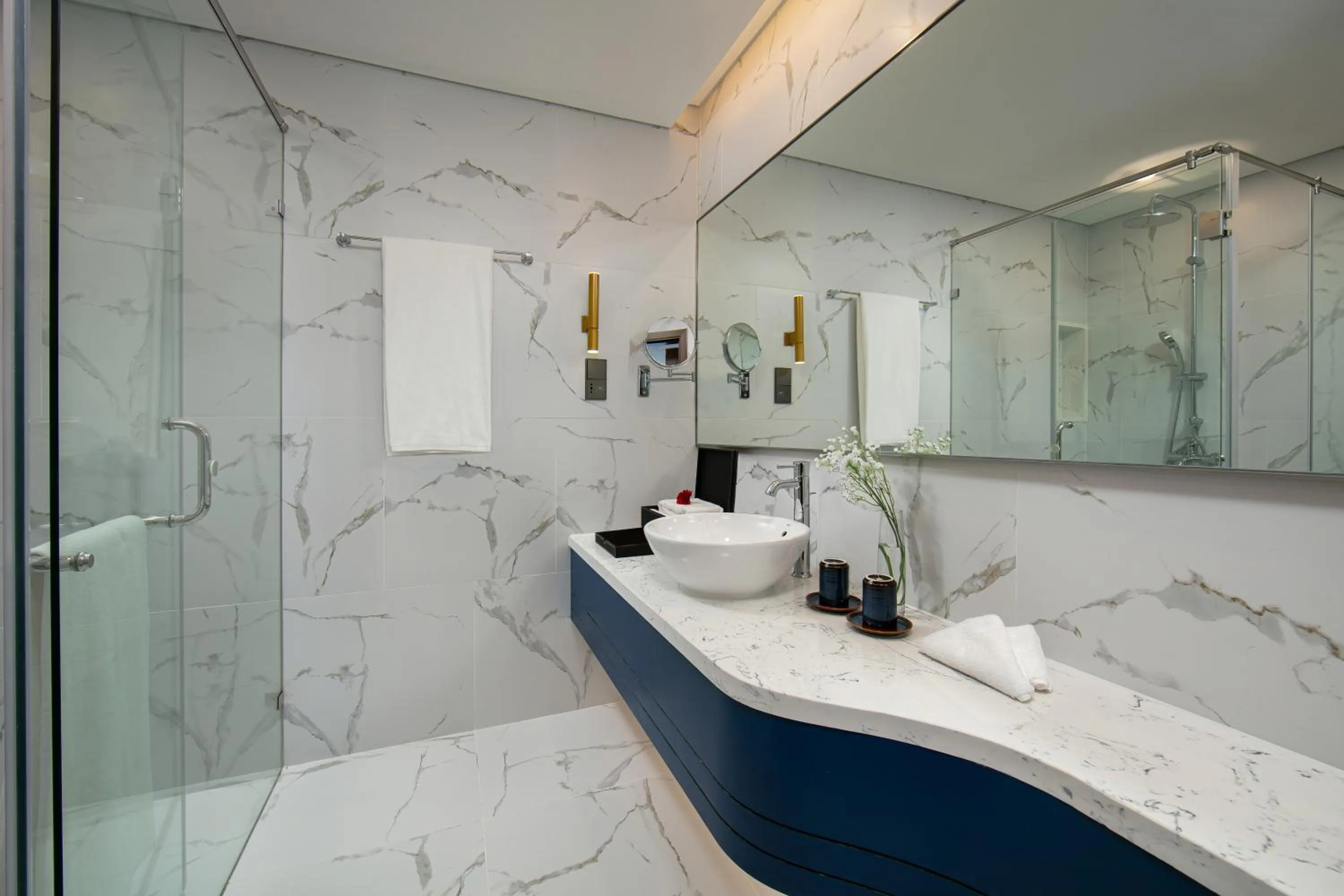 Bathroom in Mövenpick Living West Hanoi