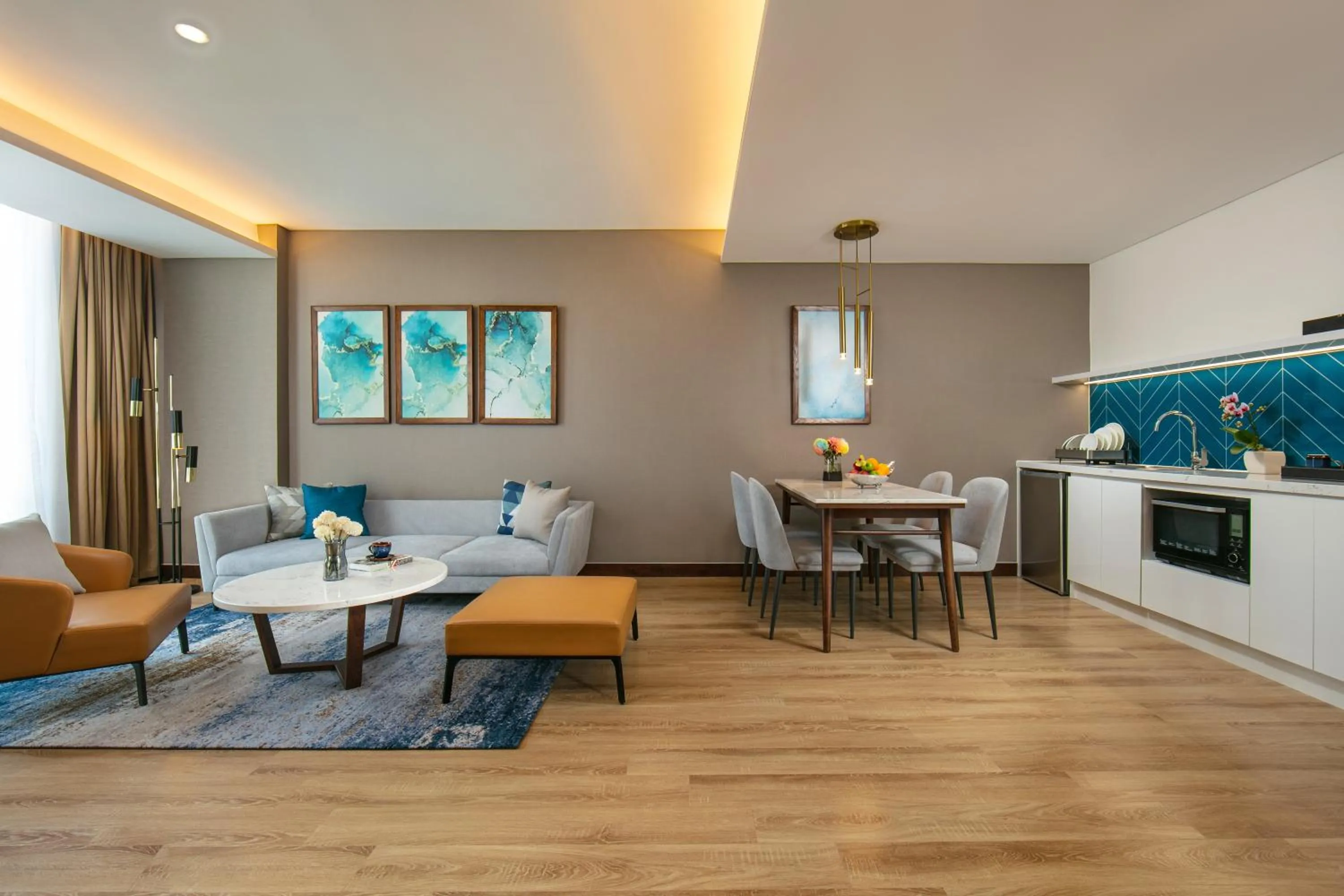 Kitchen or kitchenette in Eastin Hotel & Residences Hanoi