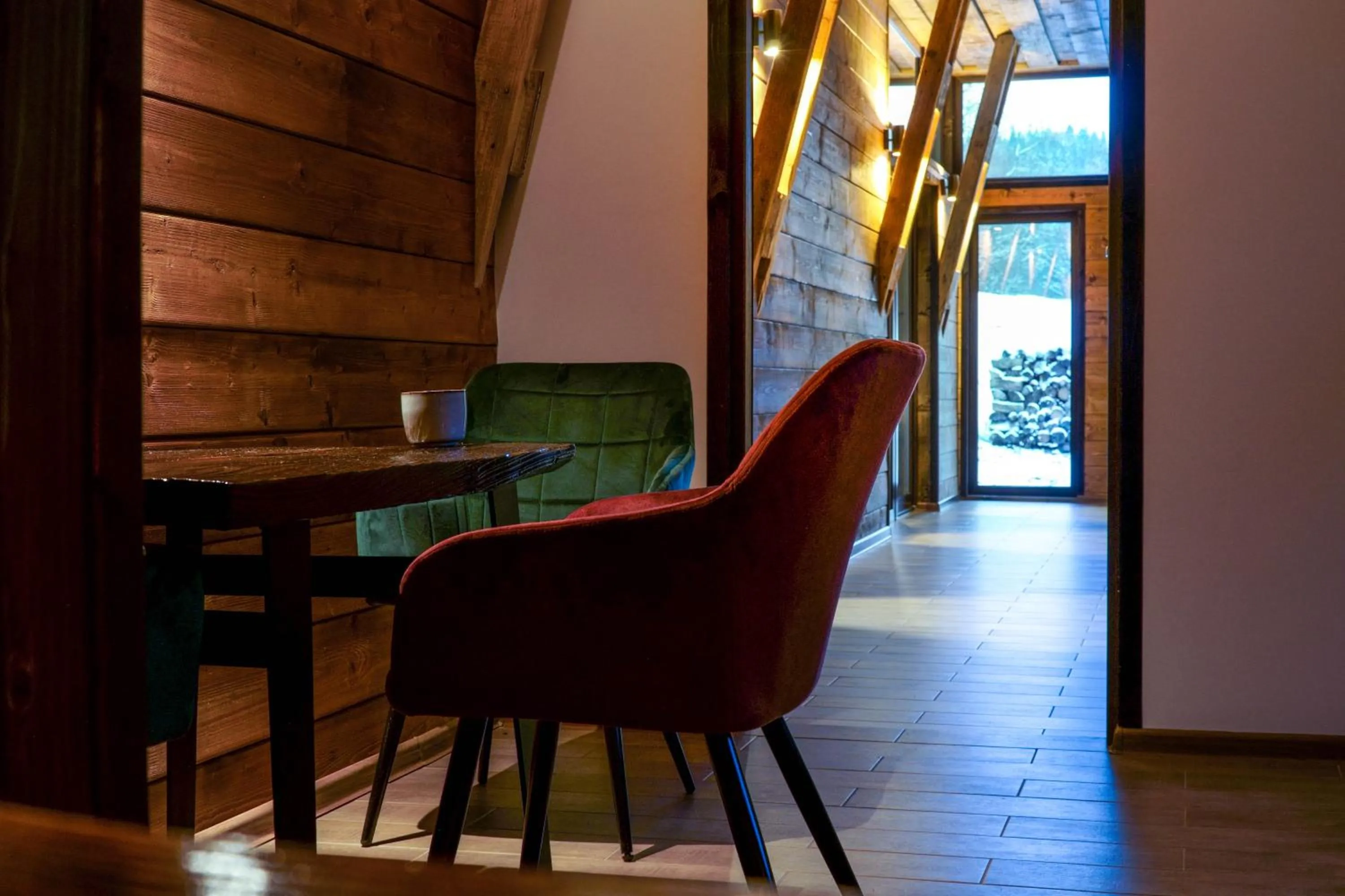 Landmark view in Novosiele Lifestyle Apartments - nad górską rzeką - Strefa relaksu sauna jacuzzi - Bieszczady