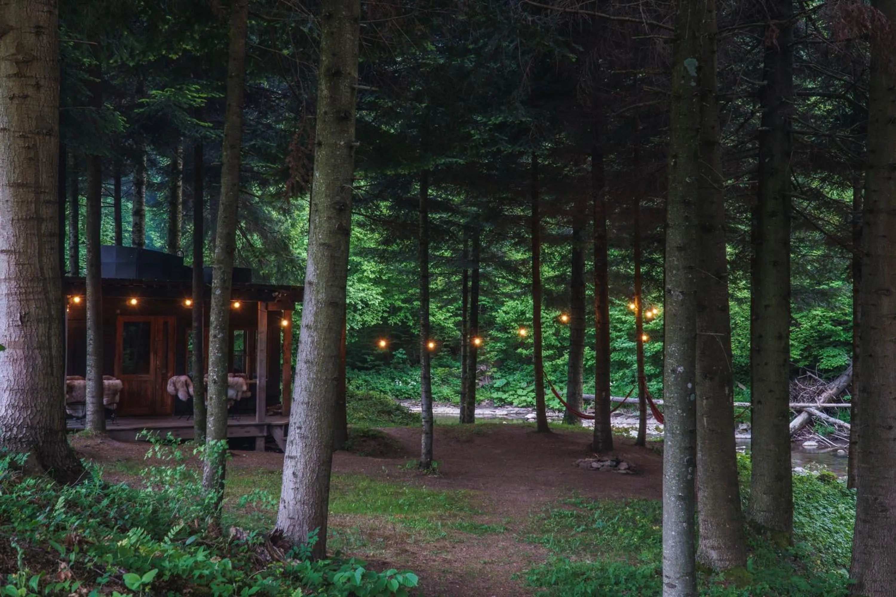 Novosiele Lifestyle Apartments - nad górską rzeką - Strefa relaksu sauna jacuzzi - Bieszczady