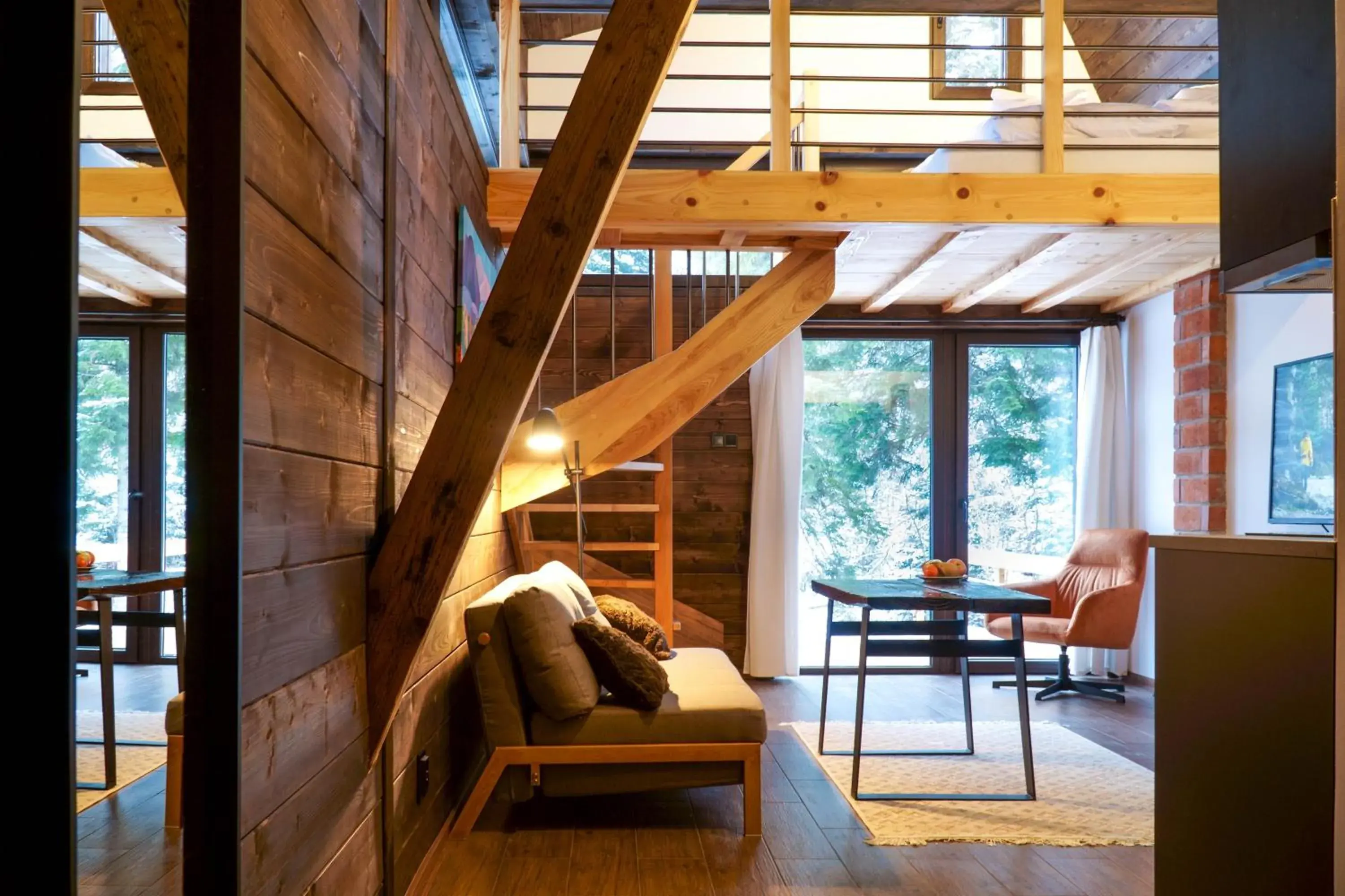 Apartment with Mountain View in Novosiele Lifestyle Apartments - nad górską rzeką - Strefa relaksu sauna jacuzzi - Bieszczady Apartment with Mountain View in Novosiele Lifestyle Apartments - nad górską rzeką - Strefa relaksu sauna jacuzzi - Bieszczady