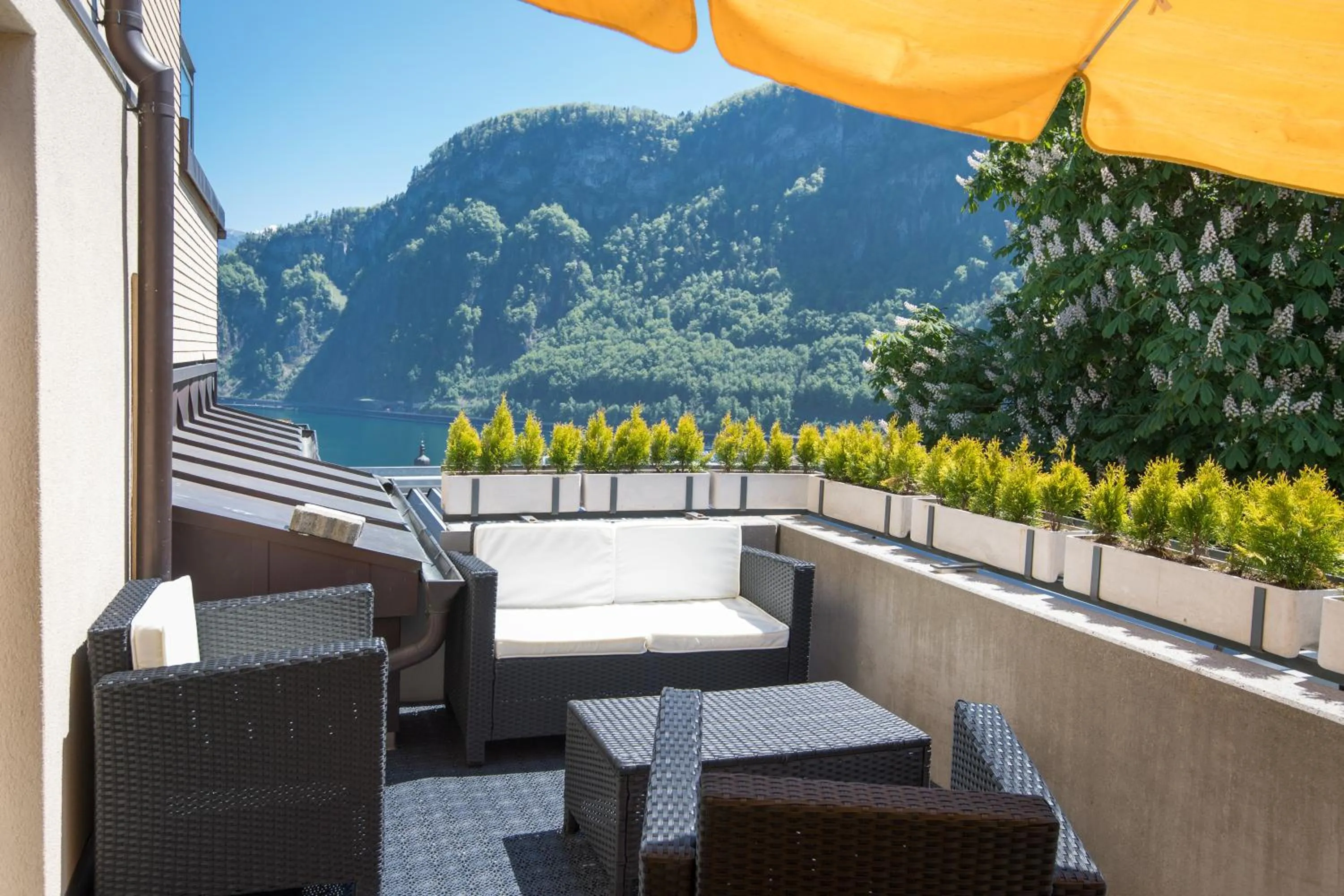 Balcony/Terrace in Hotel Roggerli