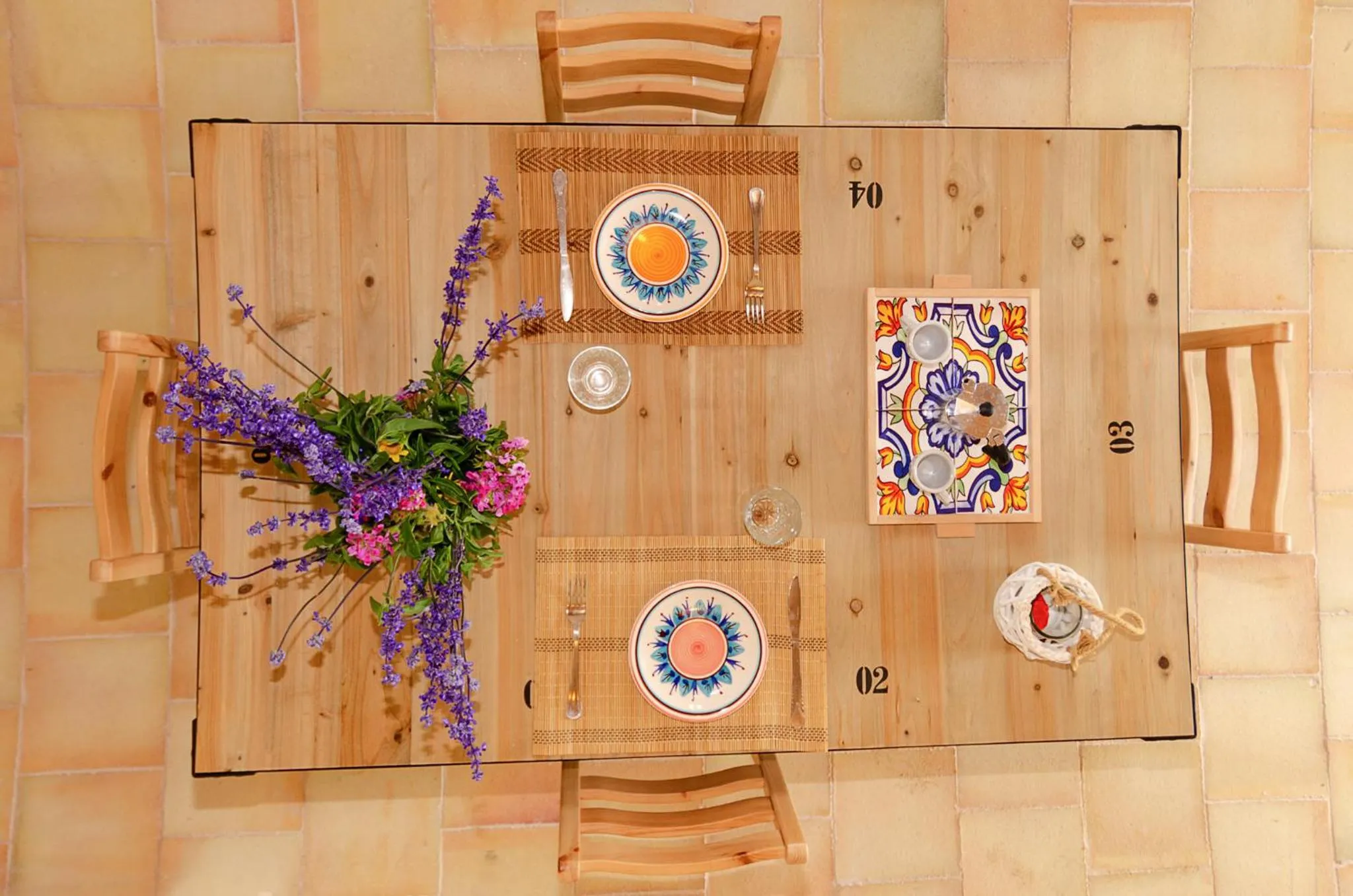 Dining area in Kapuhala Sicily