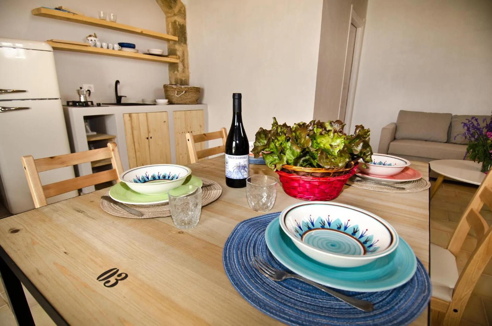 Kitchen or kitchenette in Kapuhala Sicily