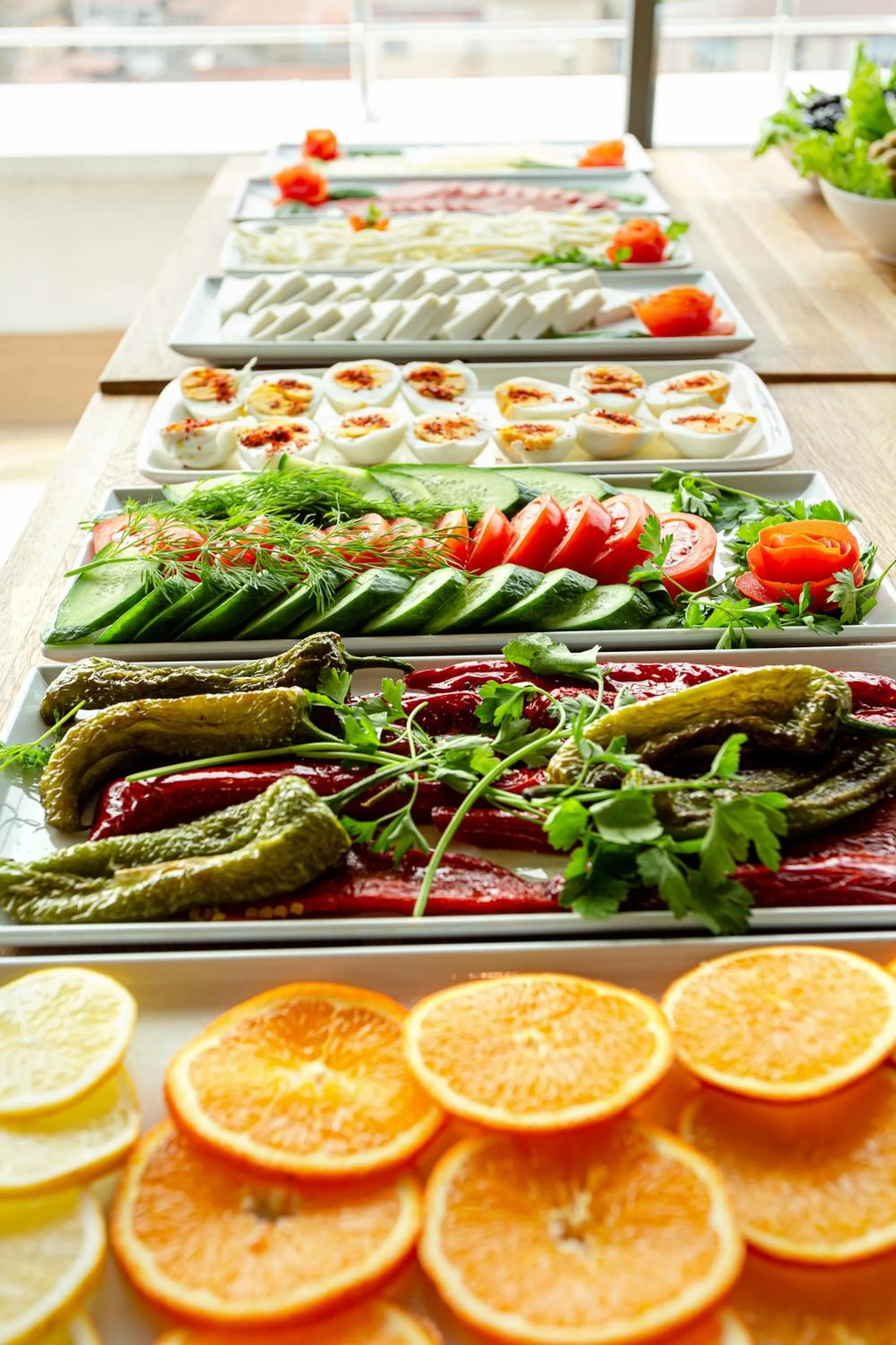 Buffet breakfast in Santra Hotel