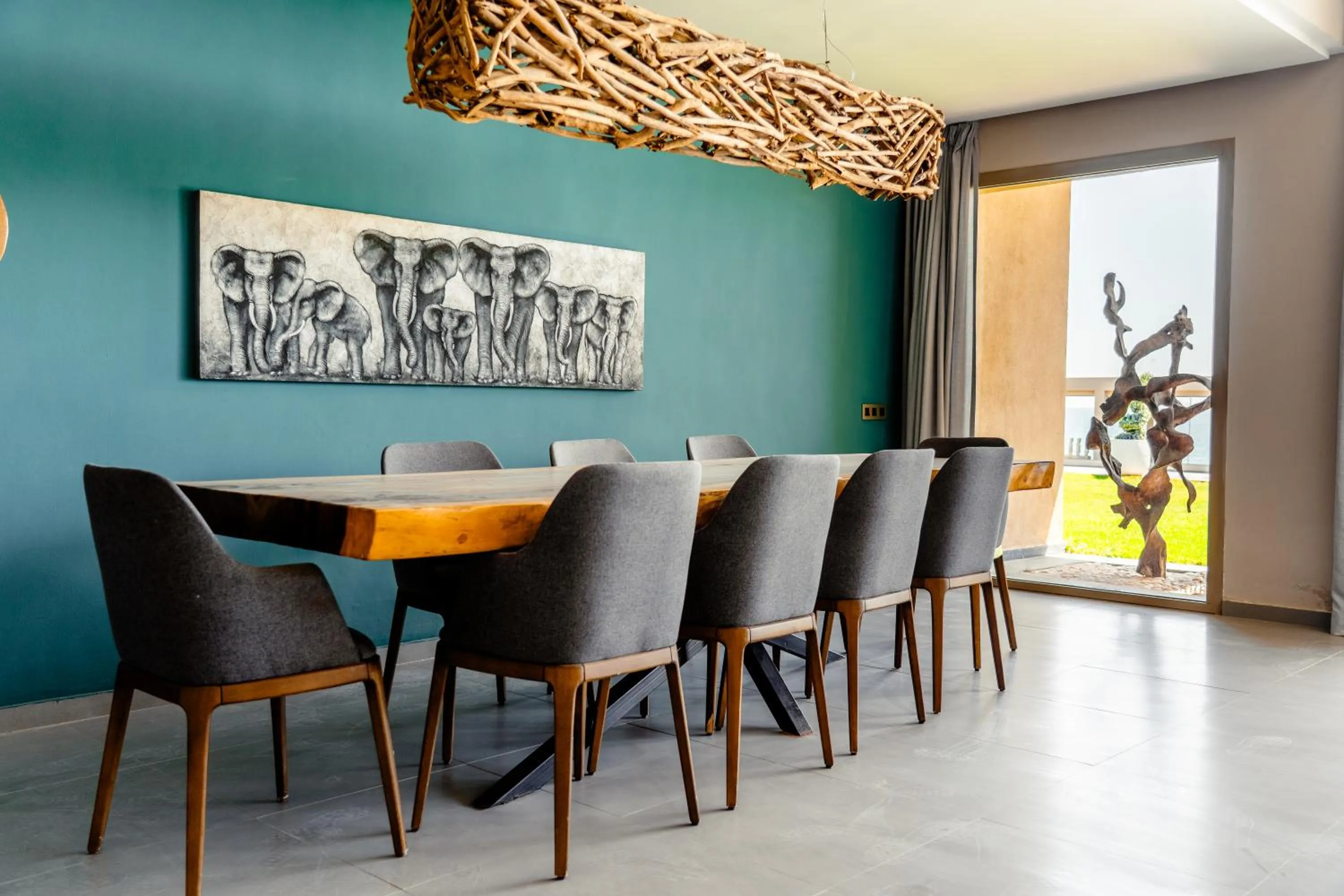 Dining area in Bavaro Beach Dakhla