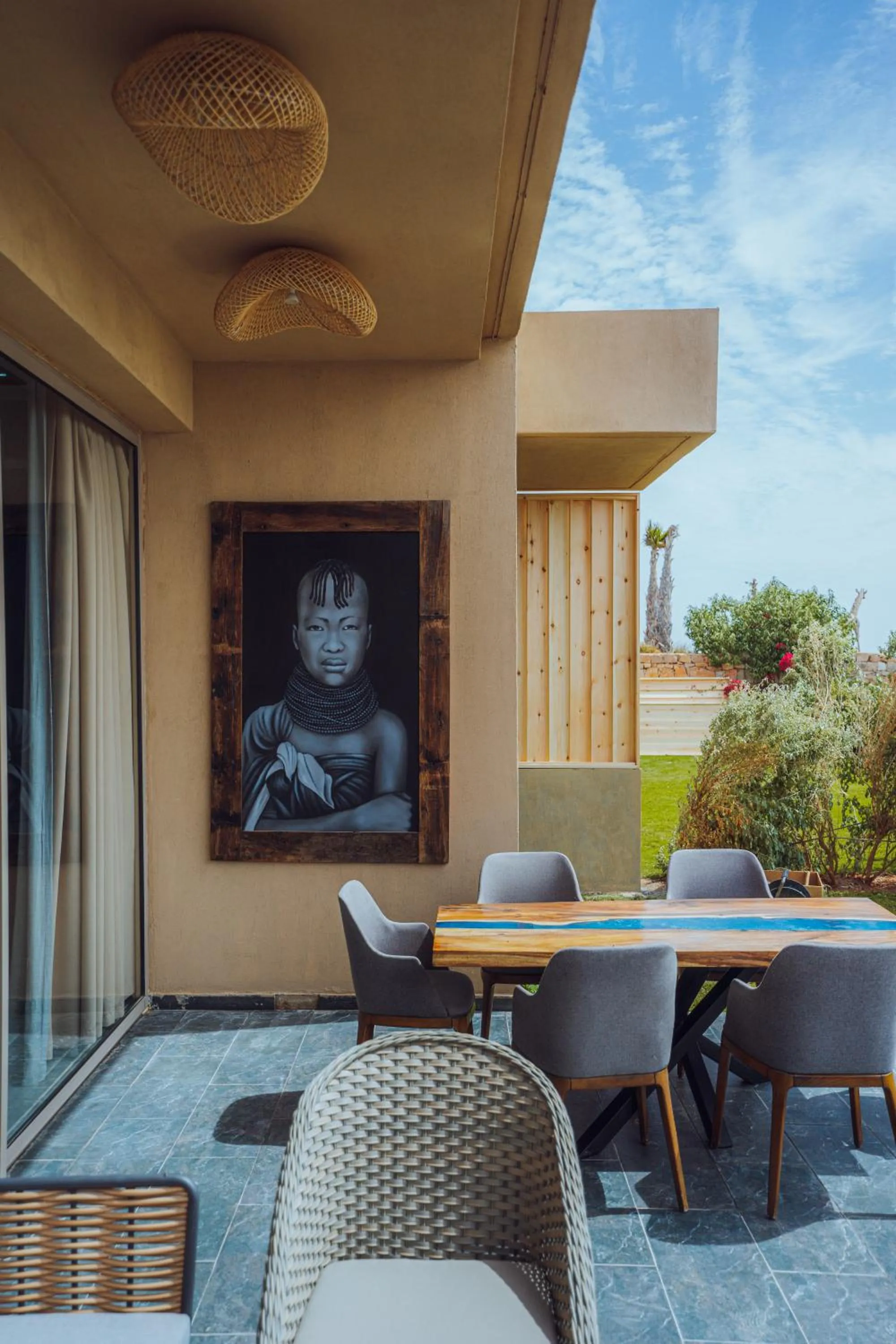 Dining area in Bavaro Beach Dakhla