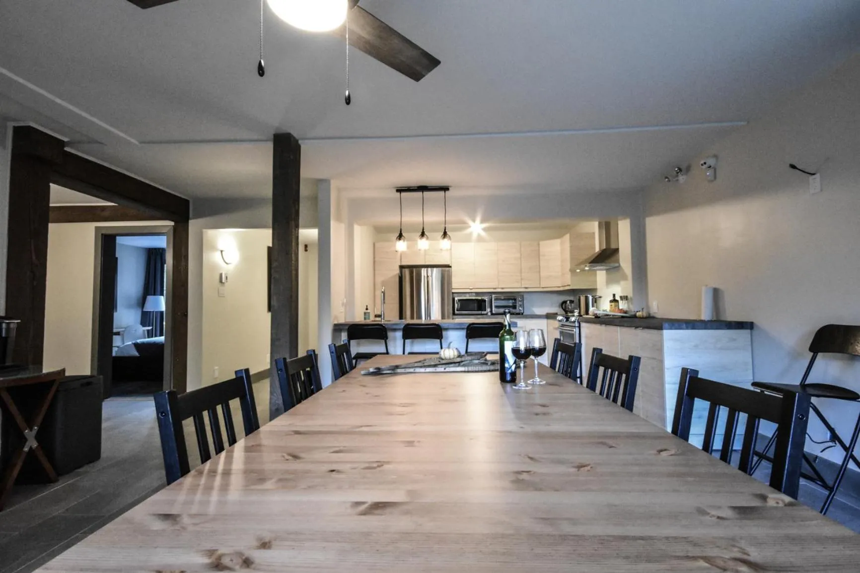 Kitchen or kitchenette in Oberge Val-David