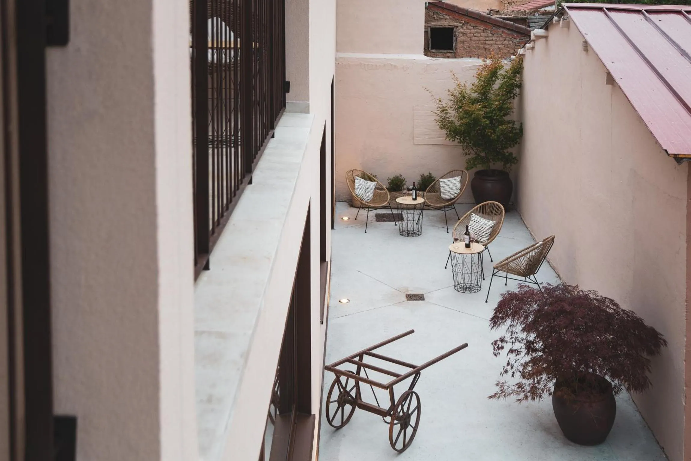 Patio in Hotel rural La Tejera