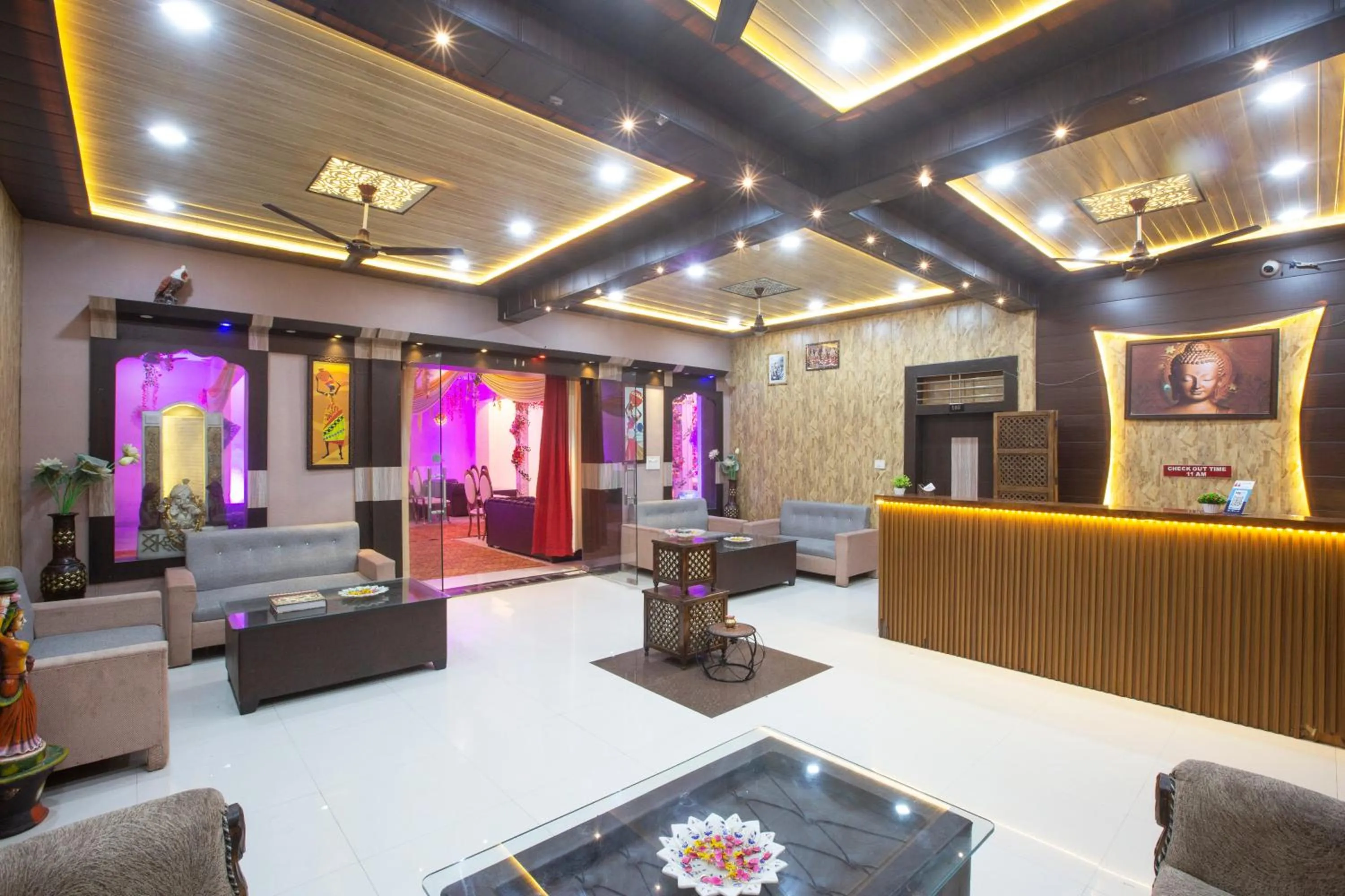 Lobby or reception in Bundeli Farm Resort & Banquet Orchha