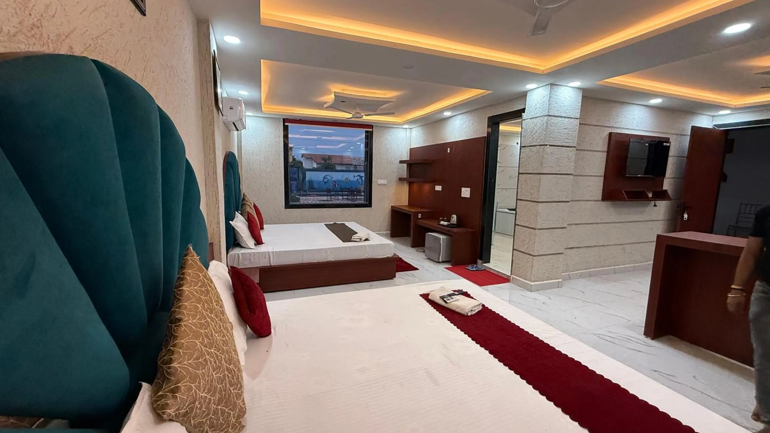 Photo of the whole room, Bed in Bundeli Farm Resort & Banquet Orchha